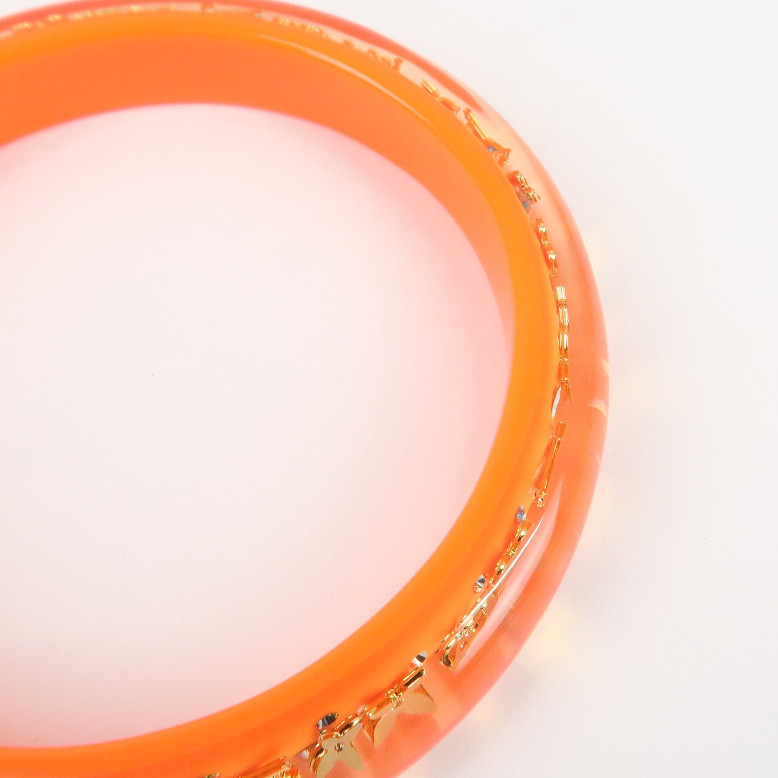 Louis Vuitton Bracelet Inclusion TPM Bangle Orange Used
