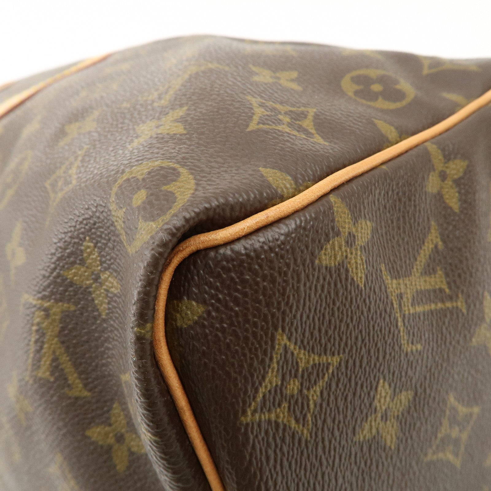 Louis Vuitton Monogram Keep All 50 Boston Bag Brown M41426 Used