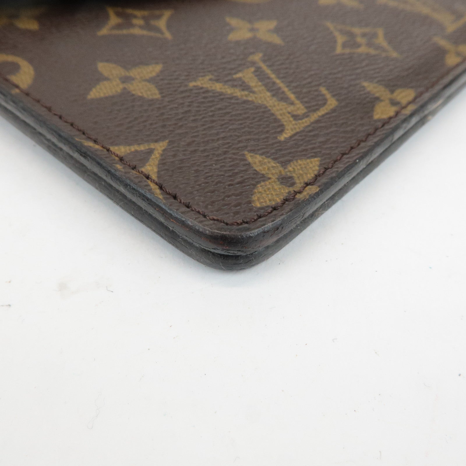 Louis Vuitton Monogram Double Rabat Shoulder Bag Brown M51815 Used