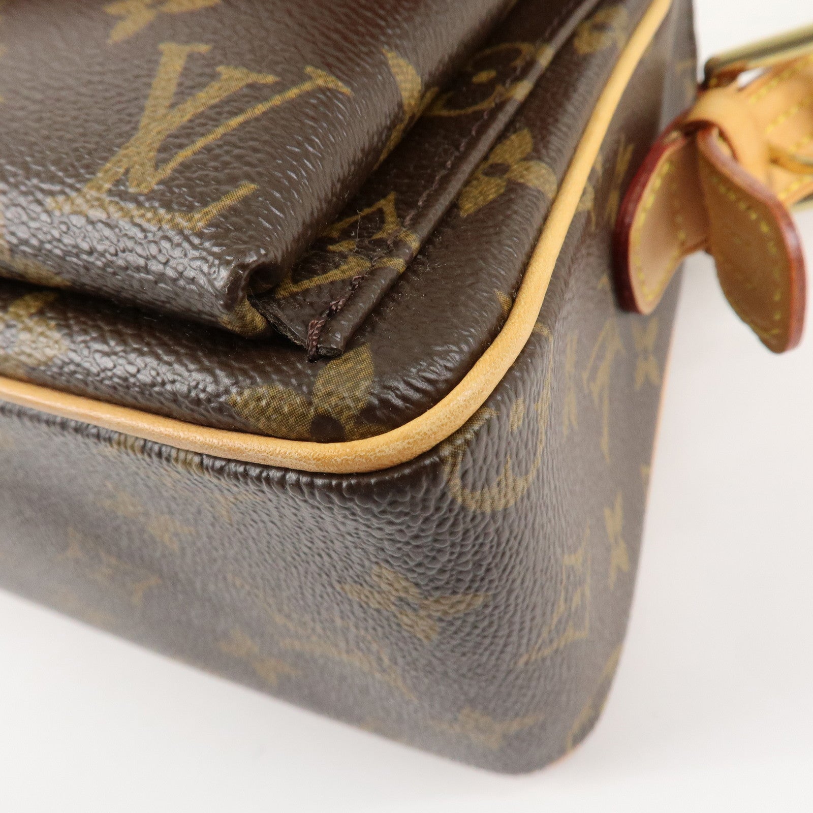 Louis Vuitton Monogram Vivacite Shoulder Bag Hand Bag M51164 Used