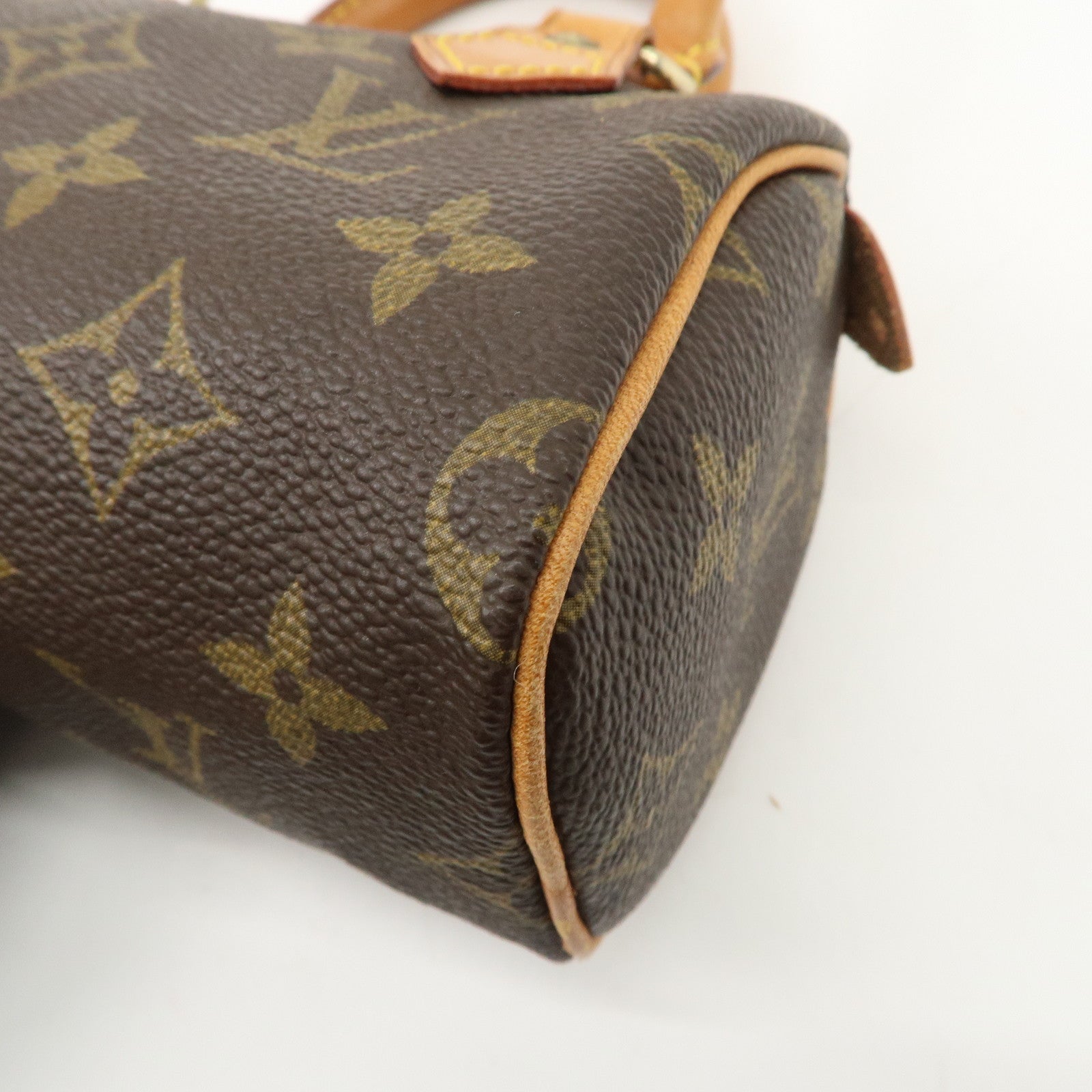 Louis Vuitton Monogram Mini Speedy & Strap Brown M41534 Used