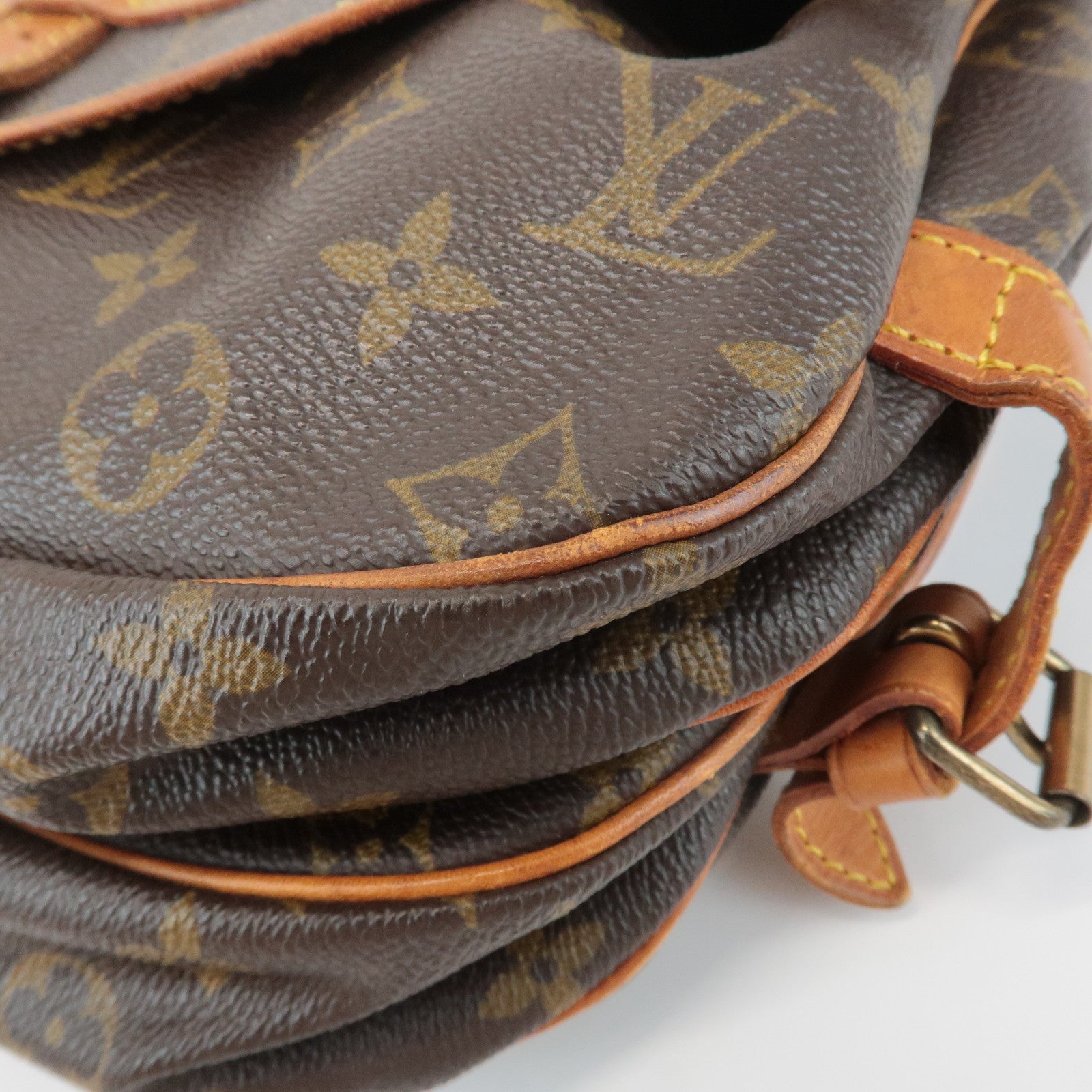Louis Vuitton Monogram Saumur 30 Shoulder Bag Brown M42256 Used