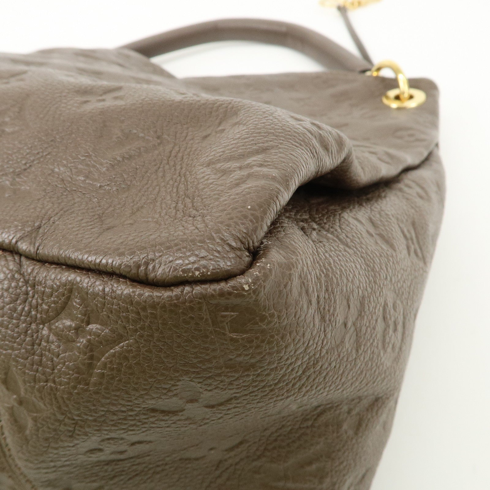 Louis Vuitton Monogram Empreinte Artsy MM Shoulder Bag Terre Used