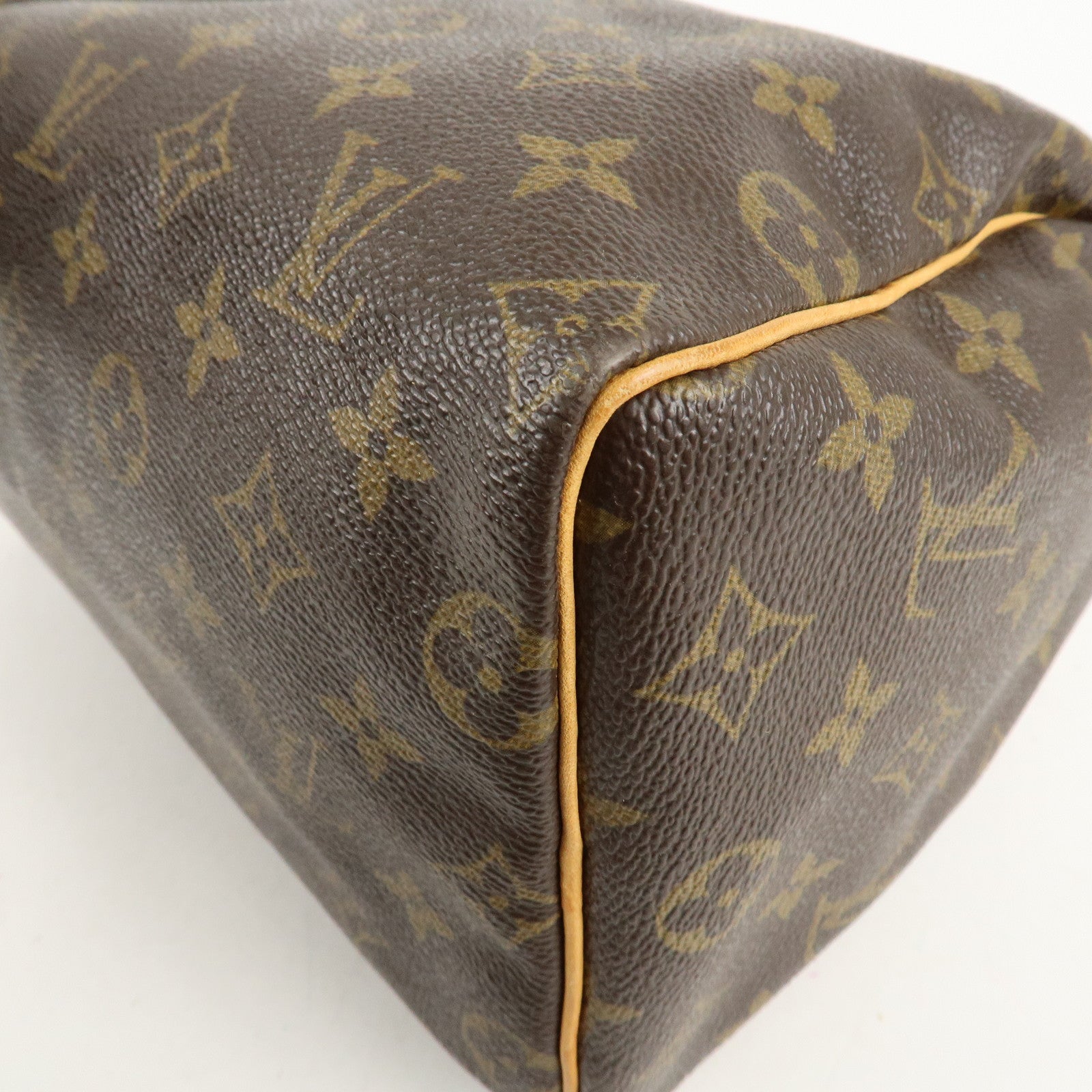 Louis Vuitton Monogram Speedy 25 Hand Bag Boston Bag M41528 Used