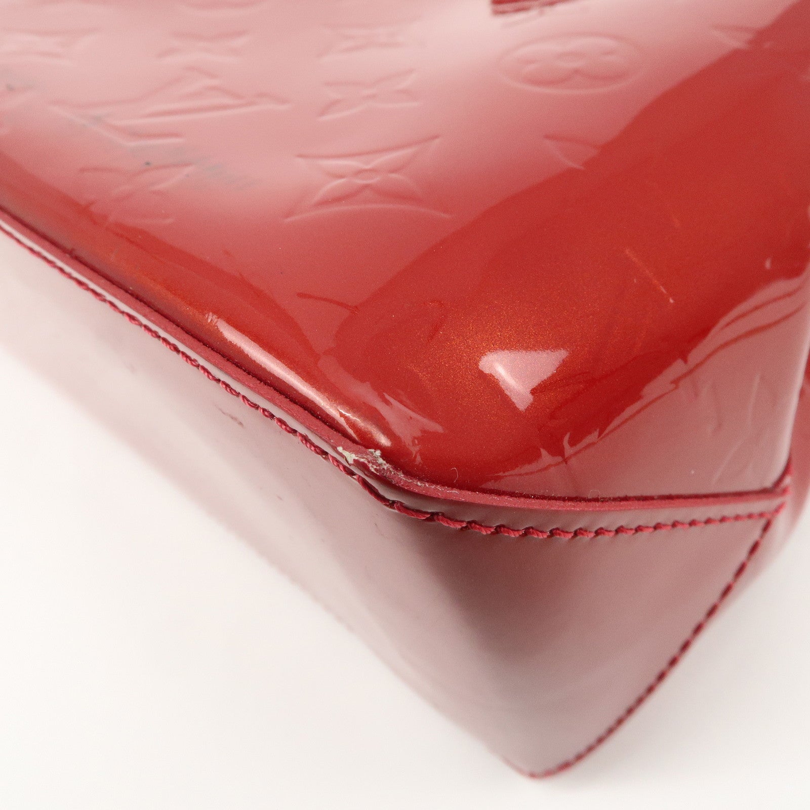 Louis Vuitton Monogram Vernis Wilshire PM Pomme d'Amour M93642 Used
