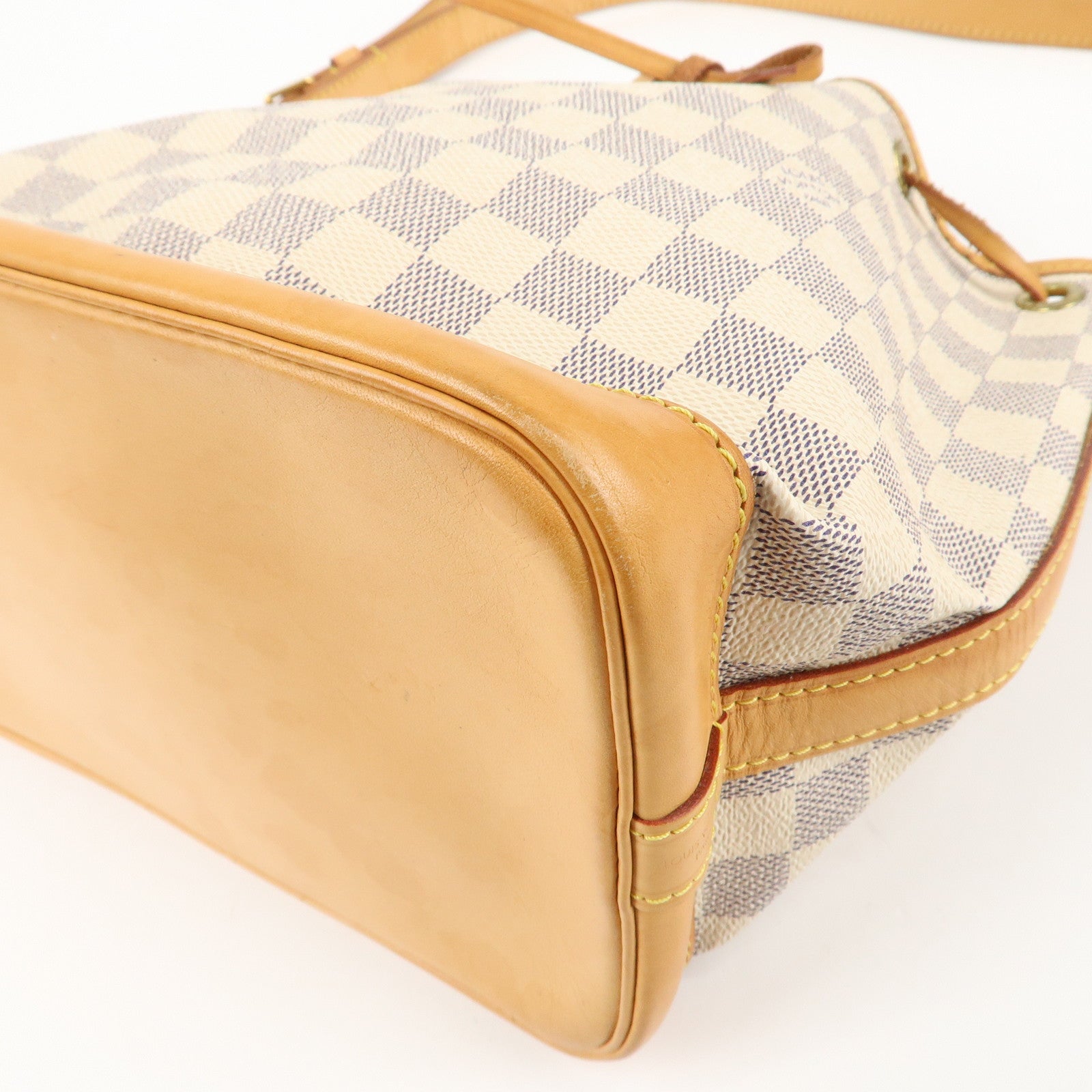 Louis Vuitton Damier Azur Noe BB Shoulder Bag N41220 Used