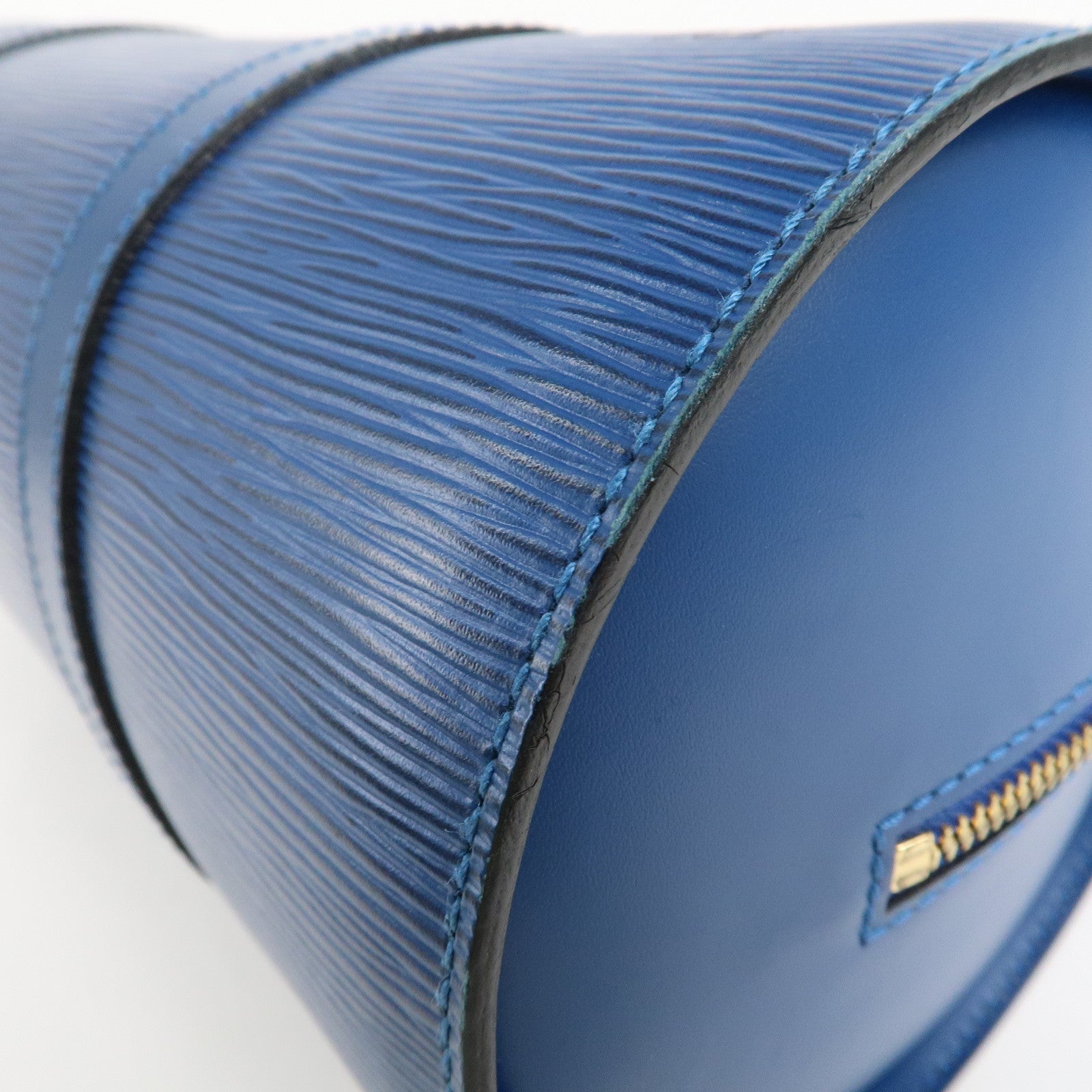 Louis Vuitton Epi Soufflot Shoulder Bag Hand Bag Blue M52225 Used
