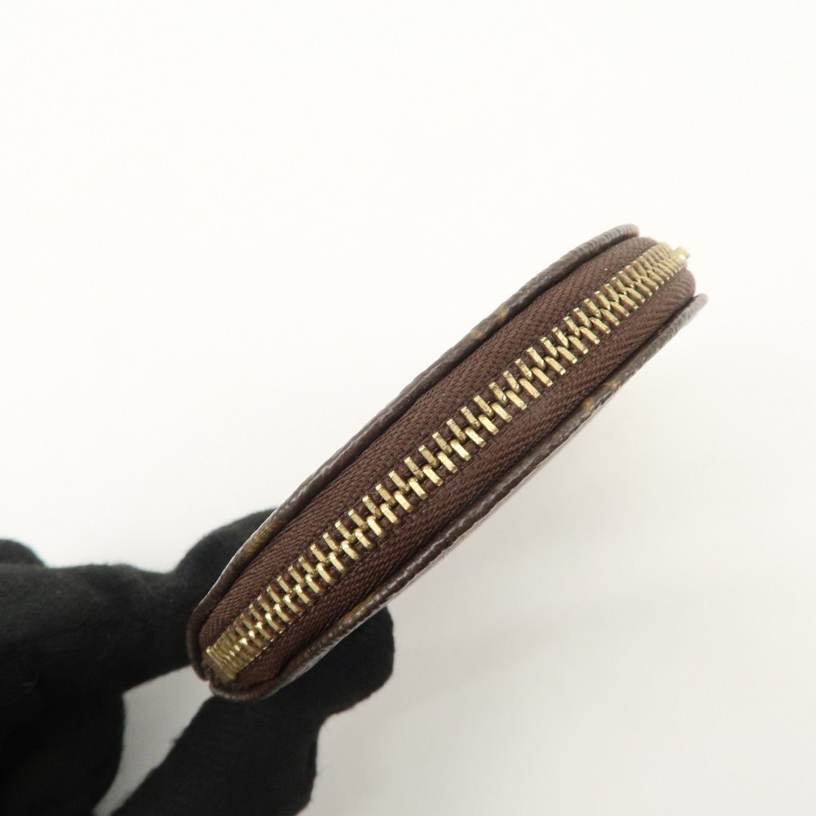 Louis Vuitton Monogram Porte Monnaie Rond Coin Case M61926 Used