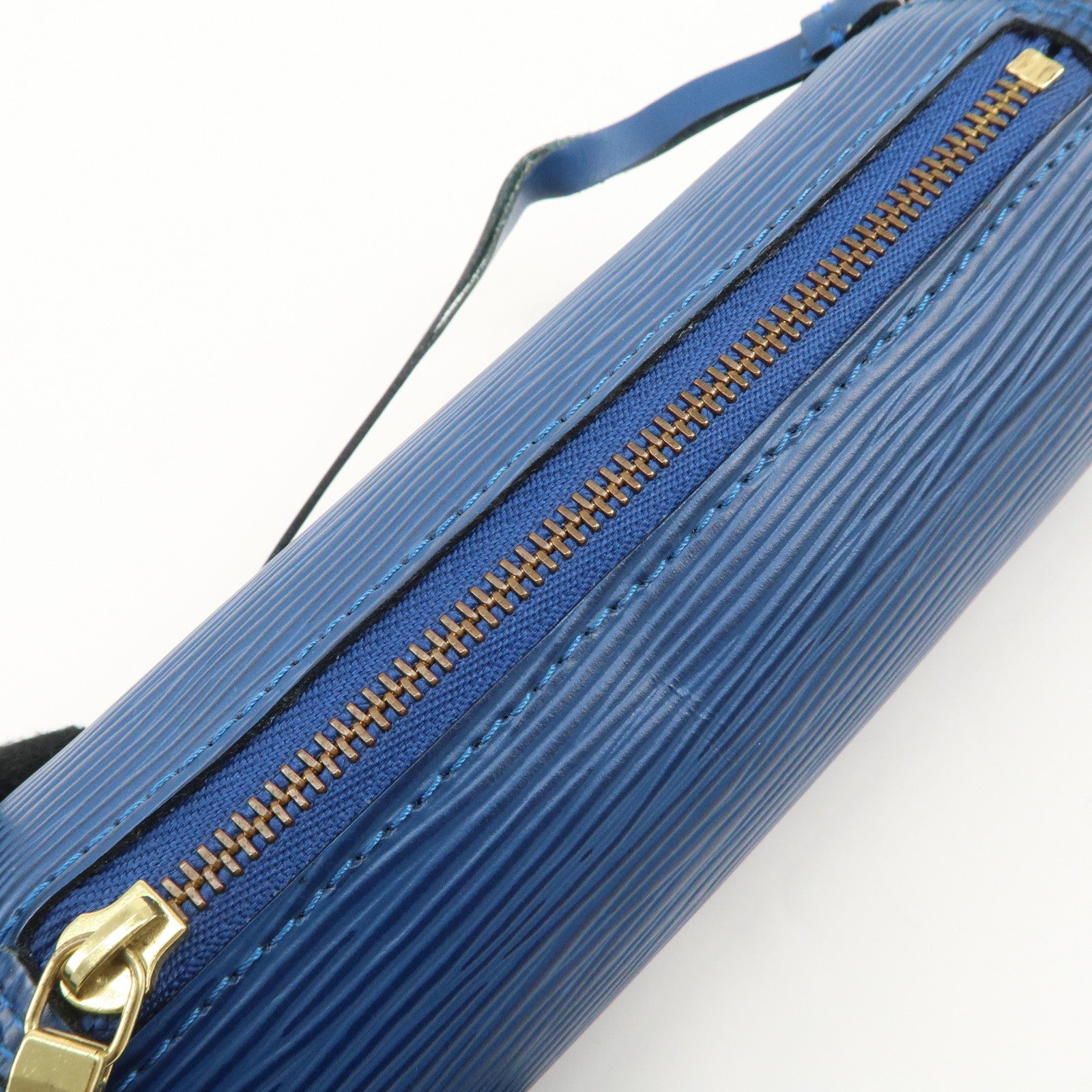 Louis Vuitton Epi Set of2 Soufflot Pouch Castilian Red Toledo Blue Used