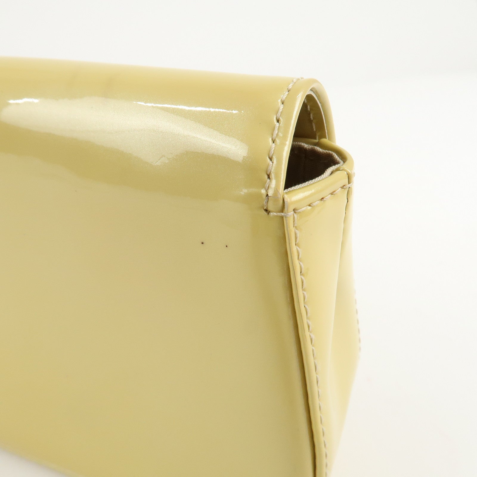 Louis Vuitton Pochette Sobie Clutch Bag Blanccorail M93489 Used