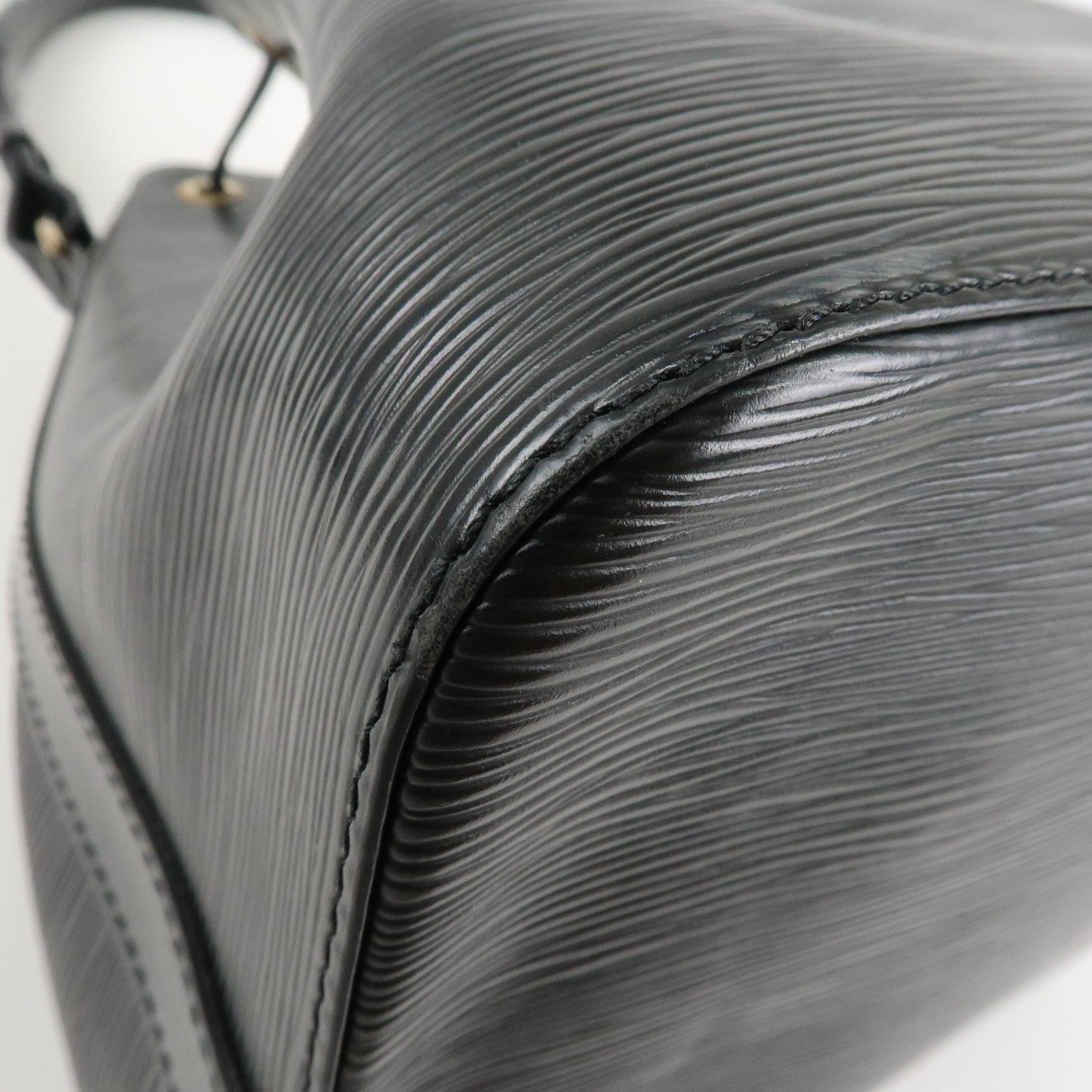 Louis Vuitton Epi Petit Noe Shoulder Bag Noir Black M59212 Used