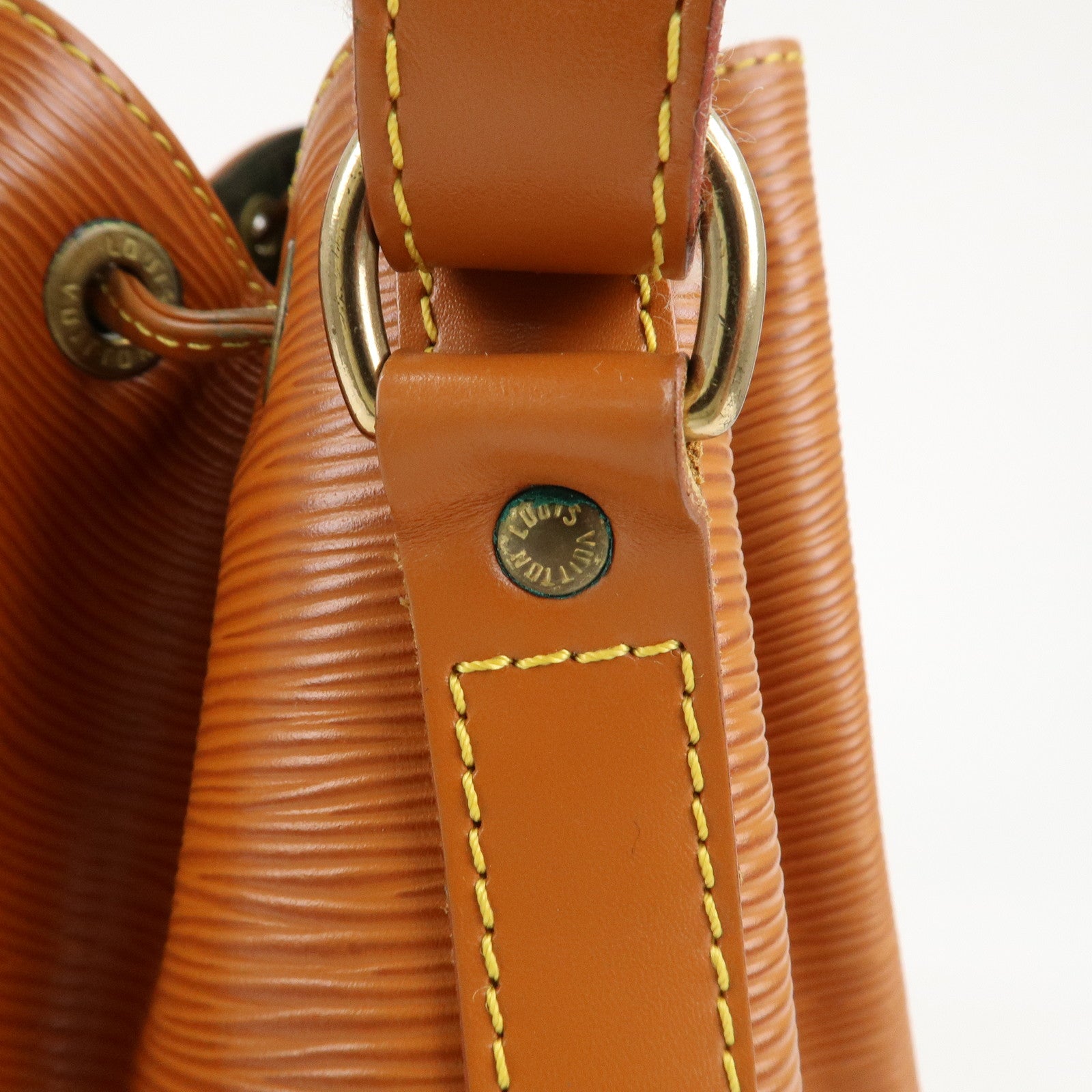Louis Vuitton Epi Petit Noe Shoulder Bag Zipang Gold M44108 Used