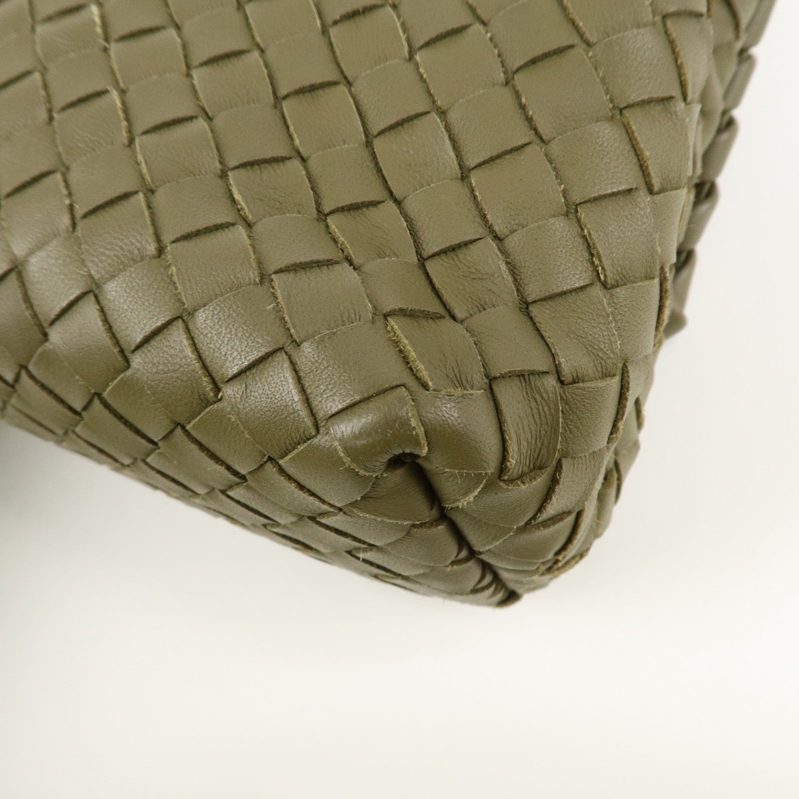 BOTTEGA VENETA Intrecciato Leather Olympia Chain Shoulder Bag Used