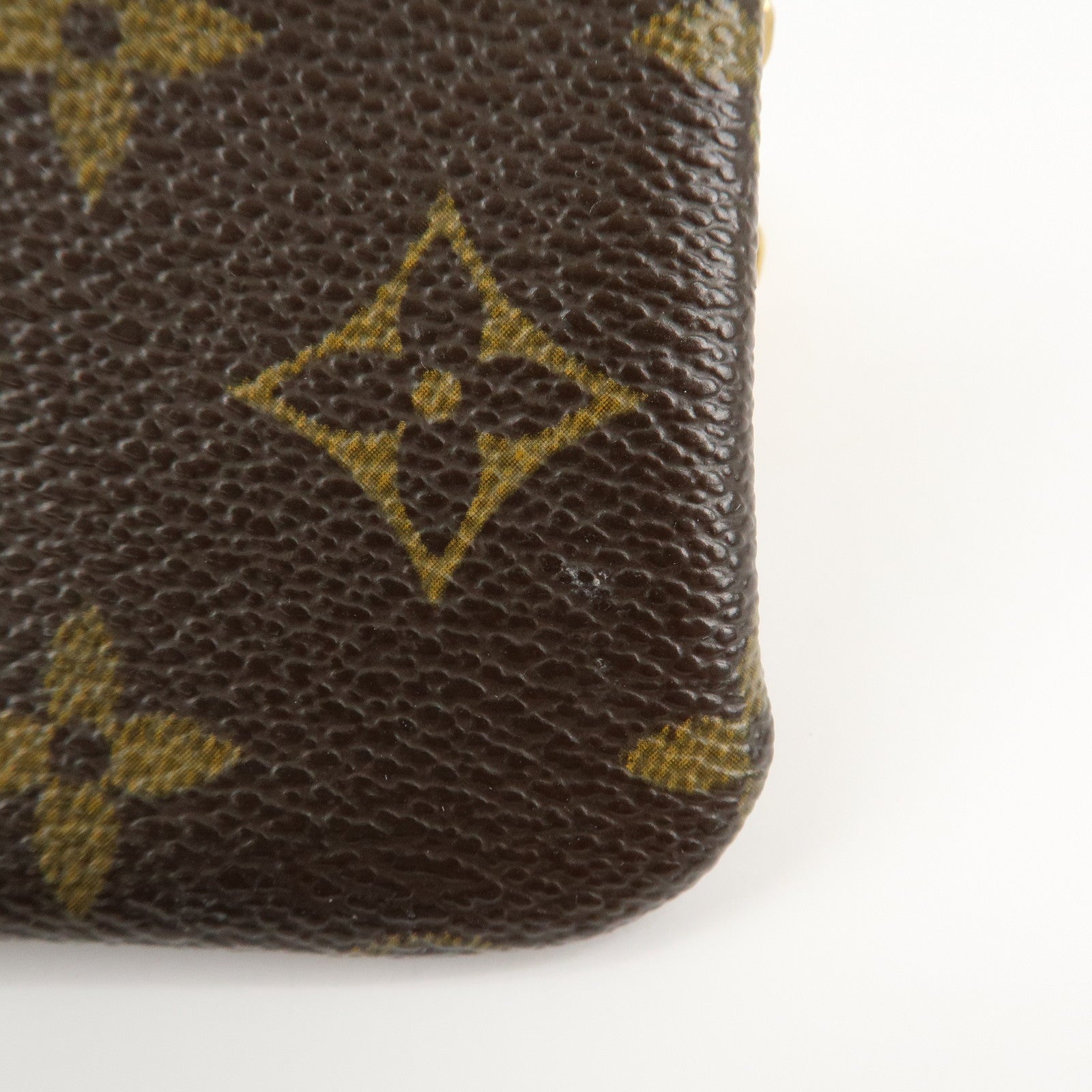 Louis Vuitton Monogram Pochette Cles Coin Case Key Case M62650 Used