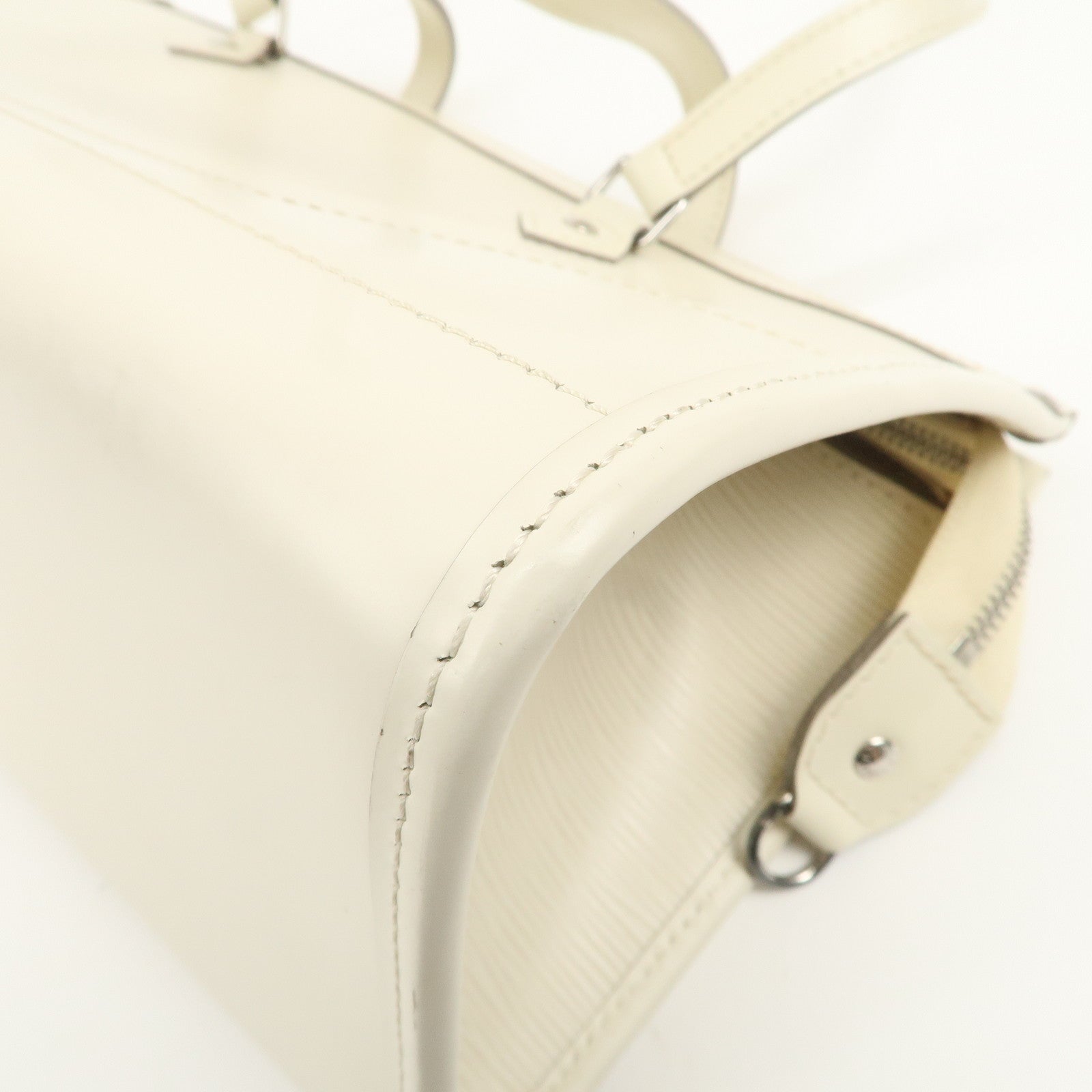 Louis Vuitton Epi Madeleine PM Hand Bag Ivoire White M5933J Used