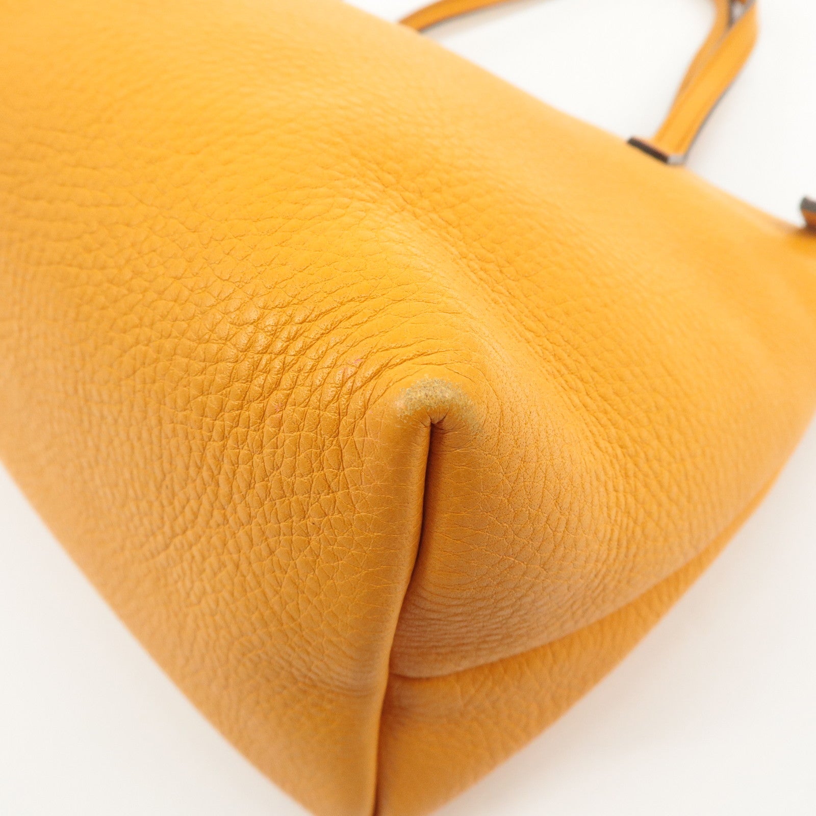 GUCCI Children SOHO Leather Tote Bag Hand Bag Orange 340618 Used