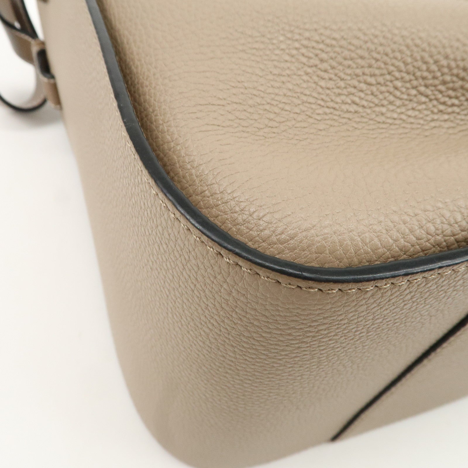 LOEWE Leather Hammock Small Shoudler Bag Beige 314.12BZ95 Used