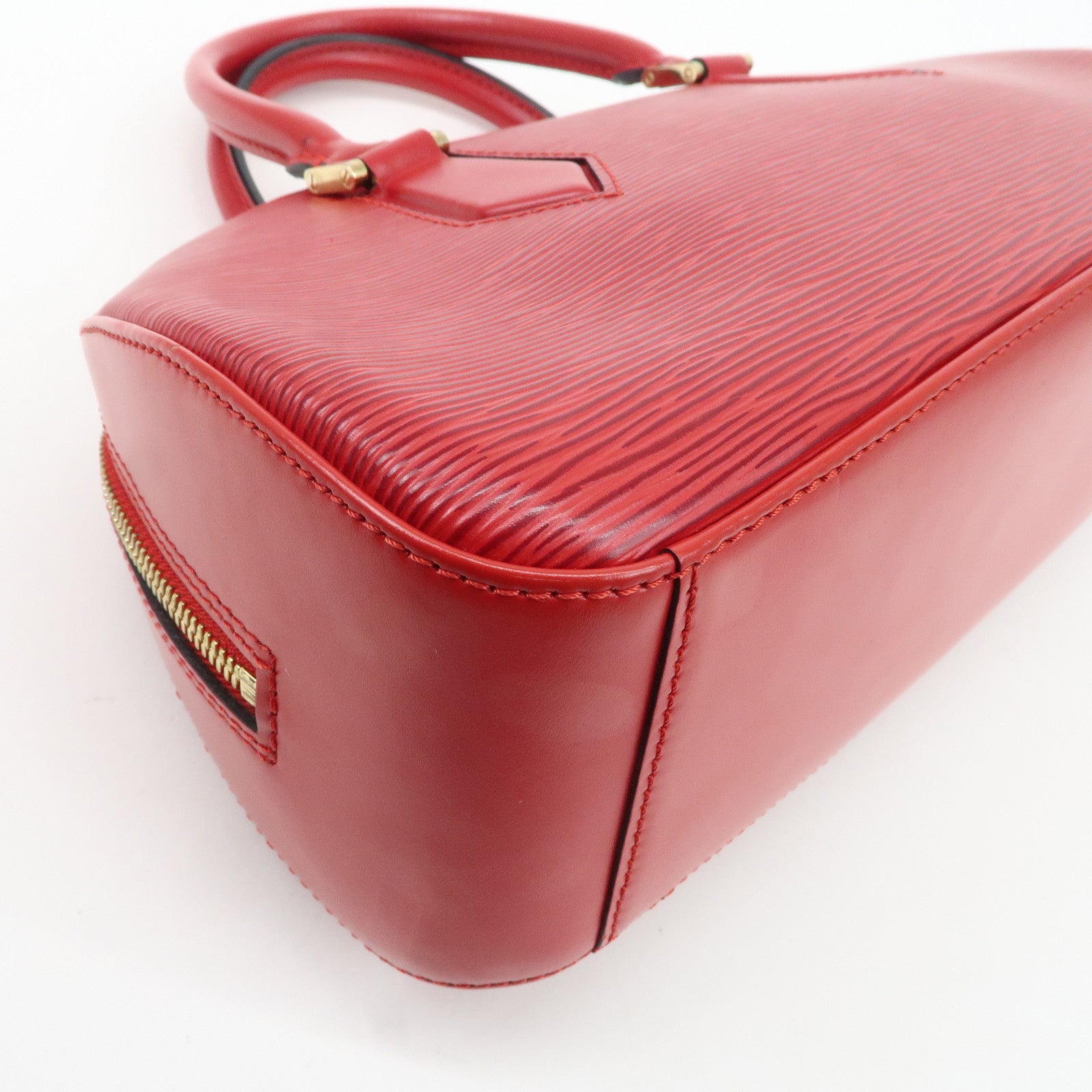Louis Vuitton Epi Jasmine Hand Bag Castilian Red M52087 Used