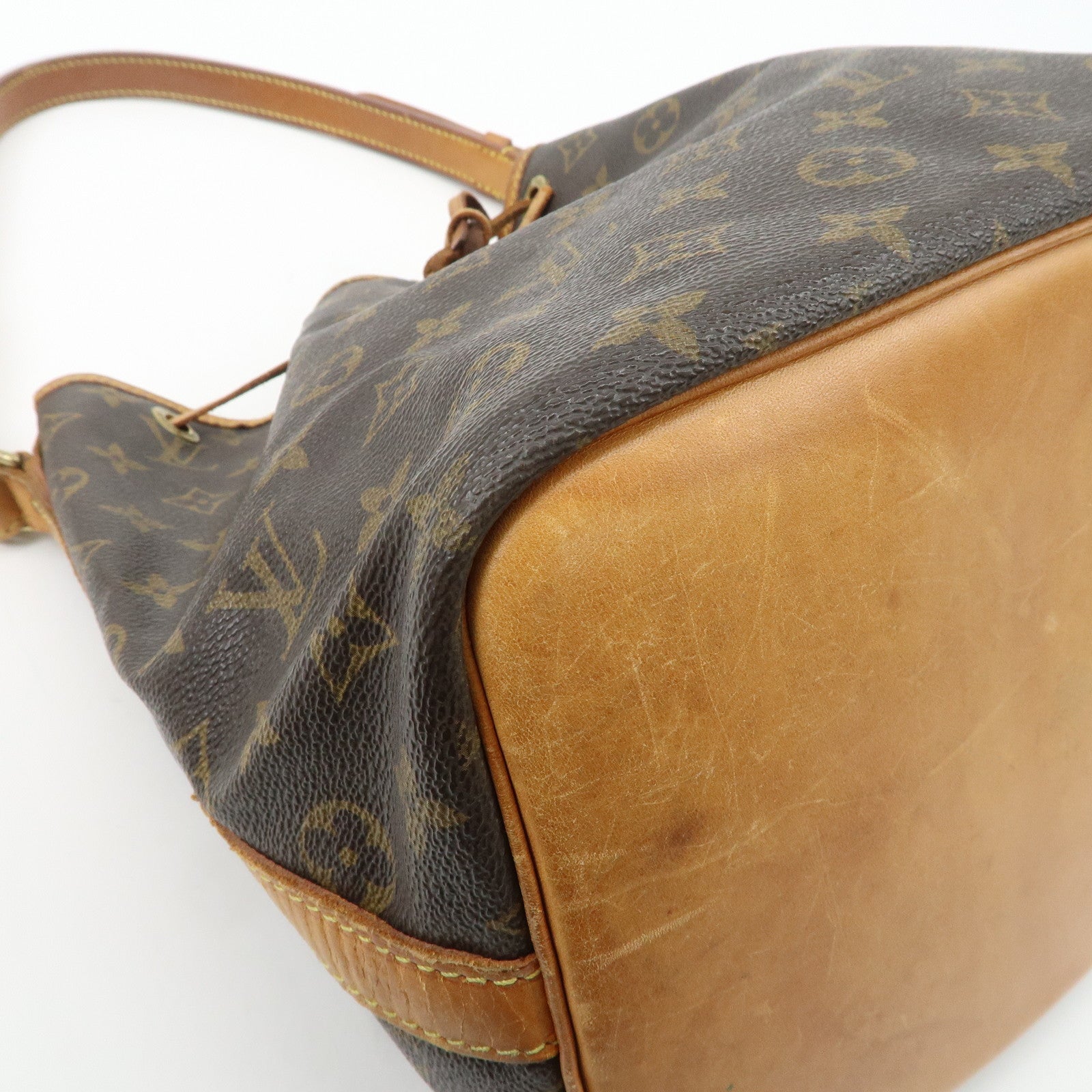 Louis Vuitton Monogram Petit Noe Shoulder Bag Brown M42226 Used