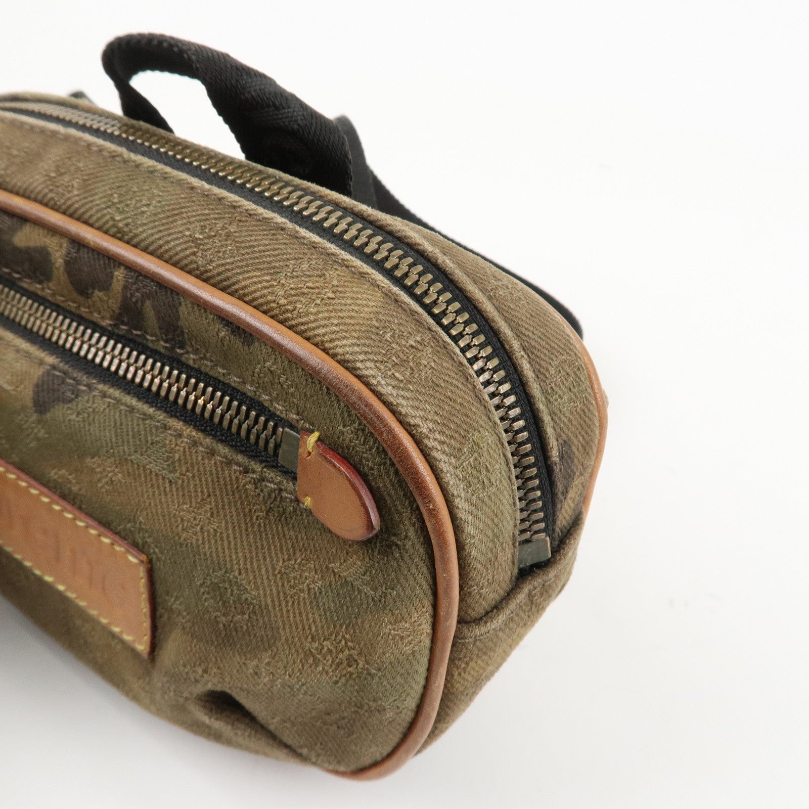 Louis Vuitton Monogram Camouflage SUPREME 2017 Bum Bag PM N44202 Used
