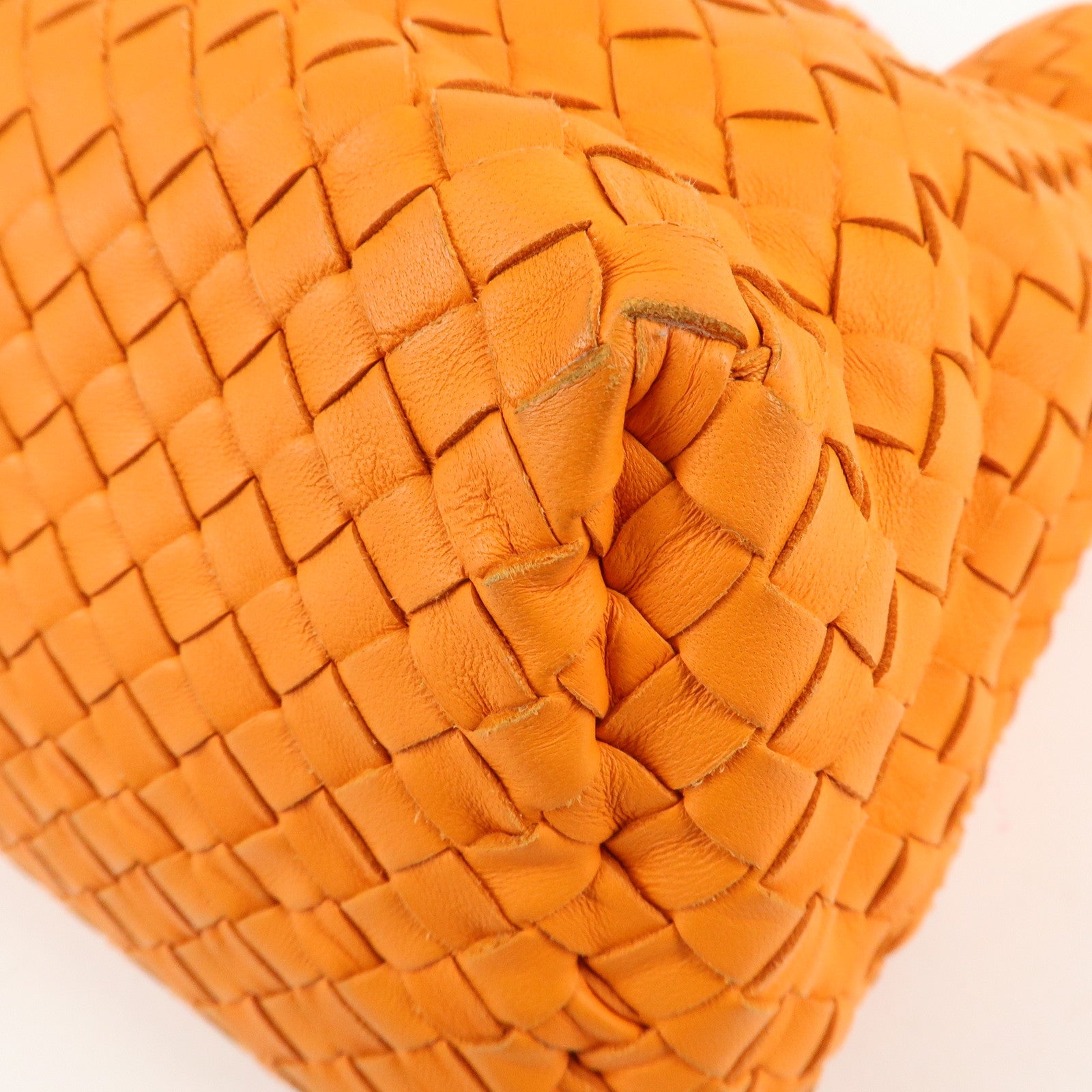 BOTTEGA VENTA Intrecciato Leather Shoulder Bag Hand Bag 428052 Used