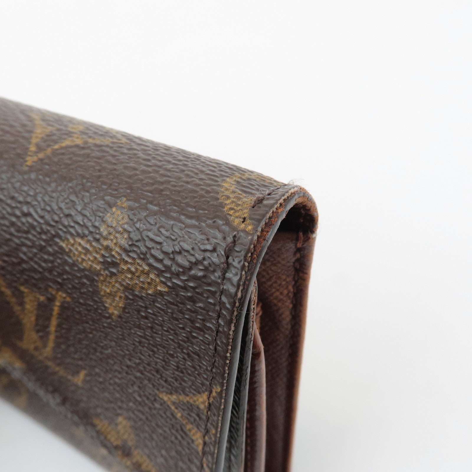 Louis Vuitton Monogram Porte Tresor Etui Papiers Wallet M61202 Used