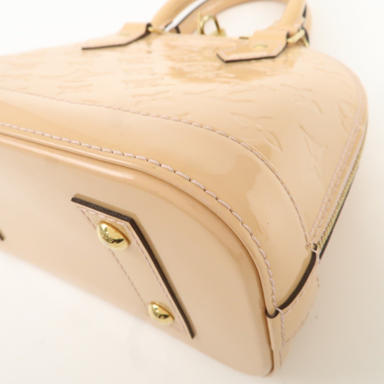 Louis Vuitton Monogram Vernis Alma BB Rose Angelique M90064 Used