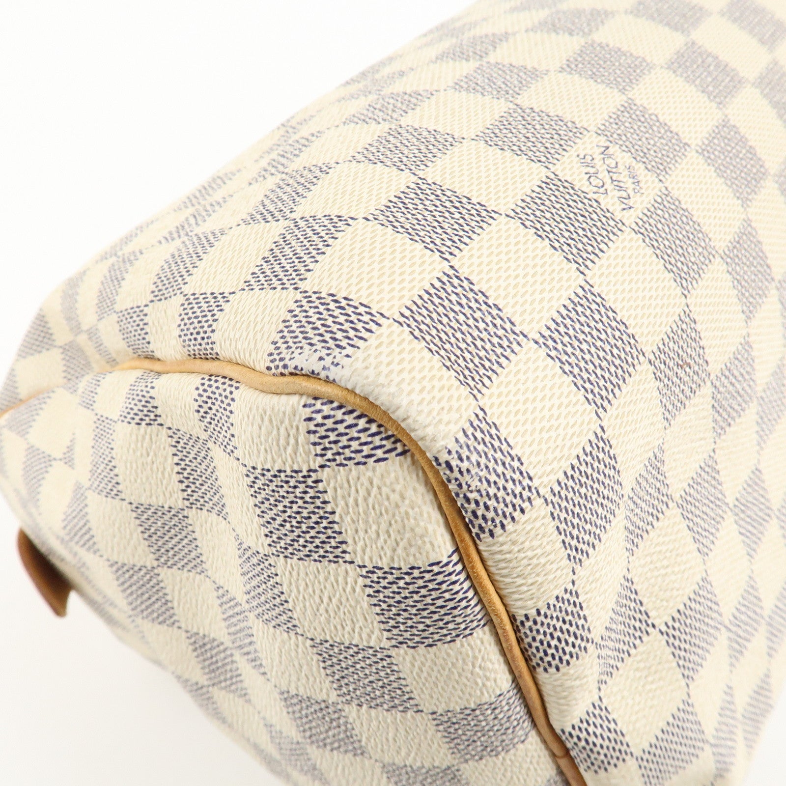 Louis Vuitton Damier Azur Speedy 30 Hand Bag Boston Bag N41533 Used