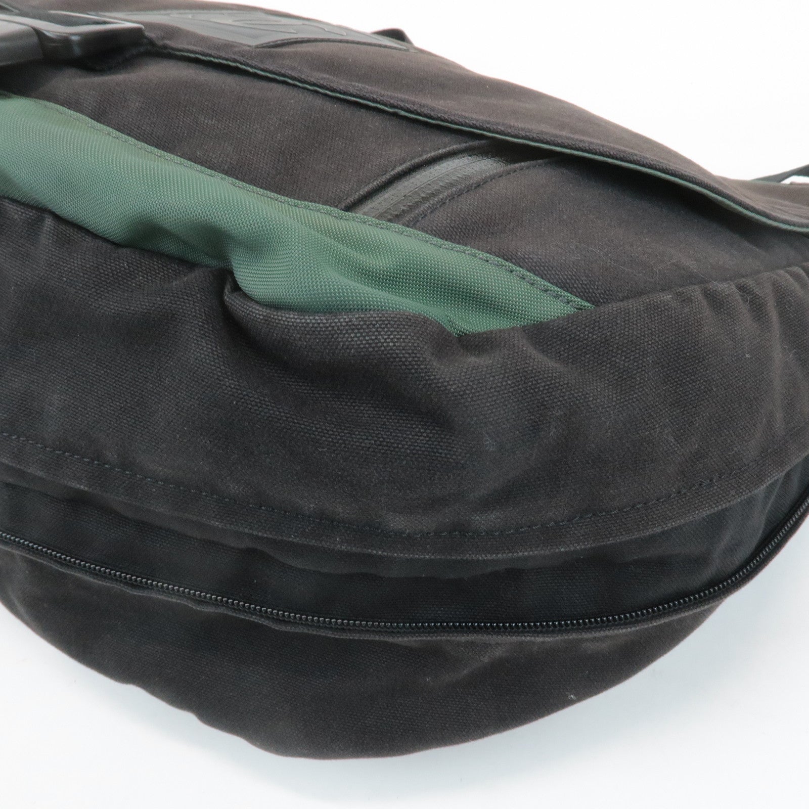 CHANEL COCO Mark Sportline Canvas Shoulder Bag A23289 Used