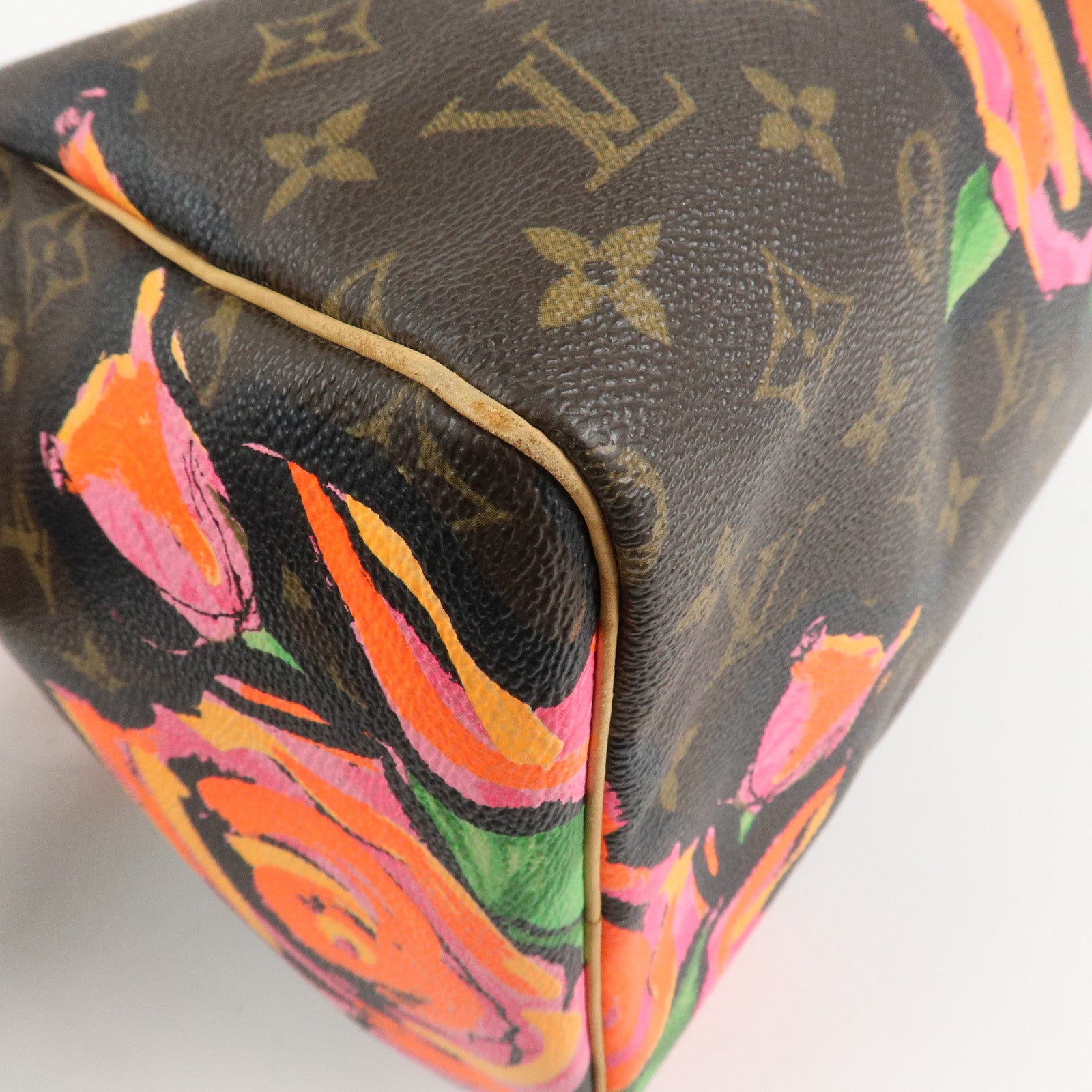 Louis Vuitton Monogram Rose Speedy 30 Hand Bag Boston Bag M48610 Used
