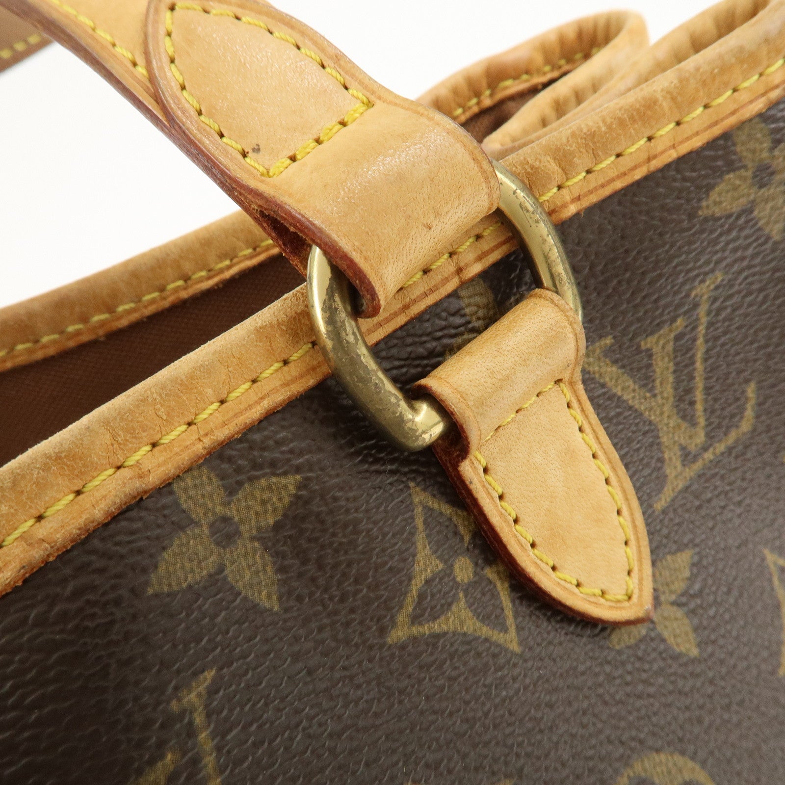 Louis Vuitton Monogram Batignolles Tote Bag Hand Bag M51156 Used
