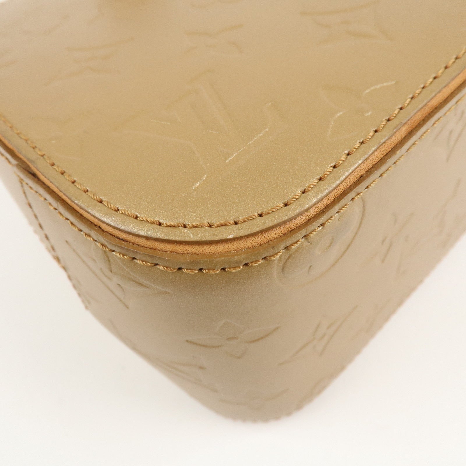 Louis Vuitton Monogram Matte Shelton Hand Bag Ambre M55177 Used