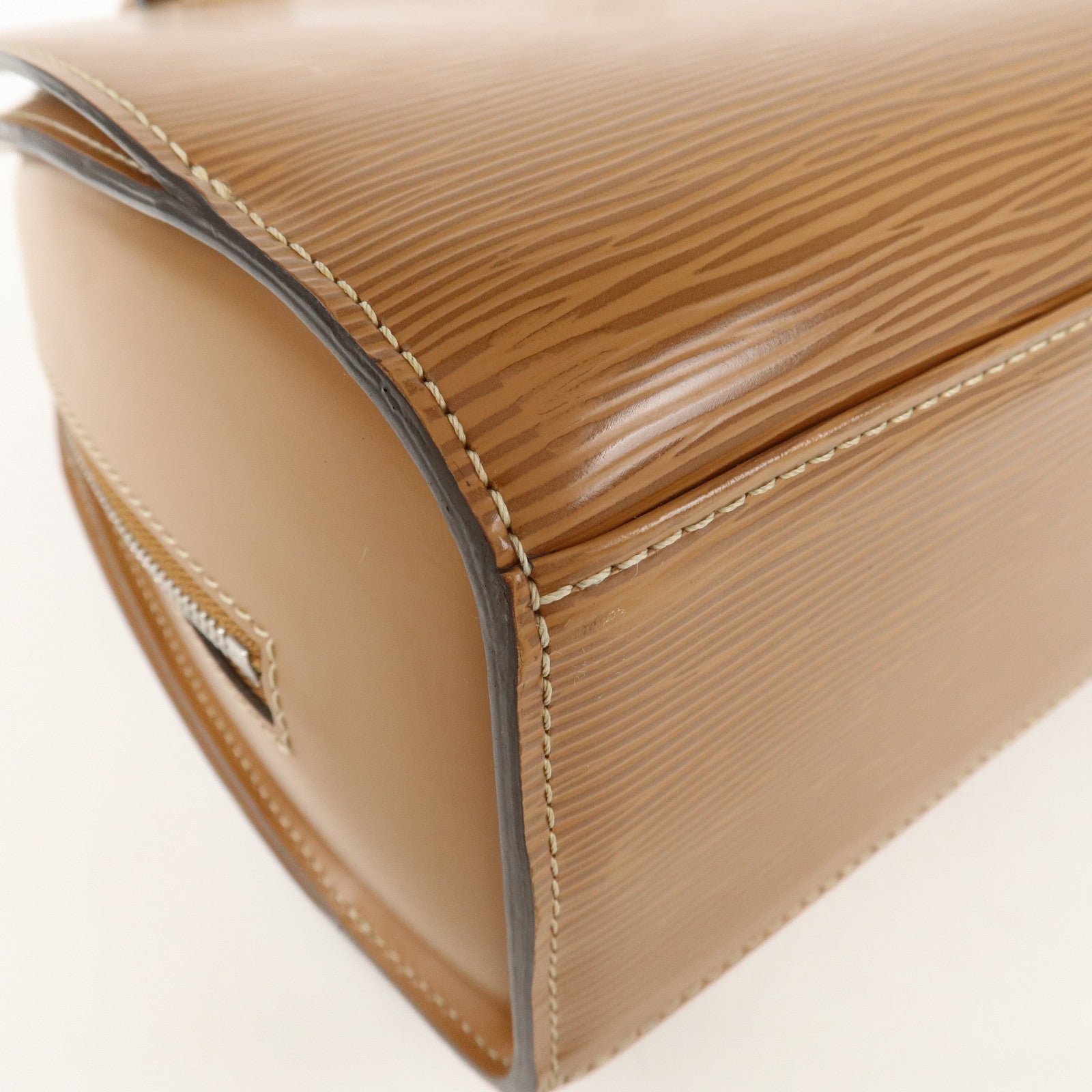 Louis Vuitton Epi Pont Neuf Hand Bag Zipang Gold M5205B Used