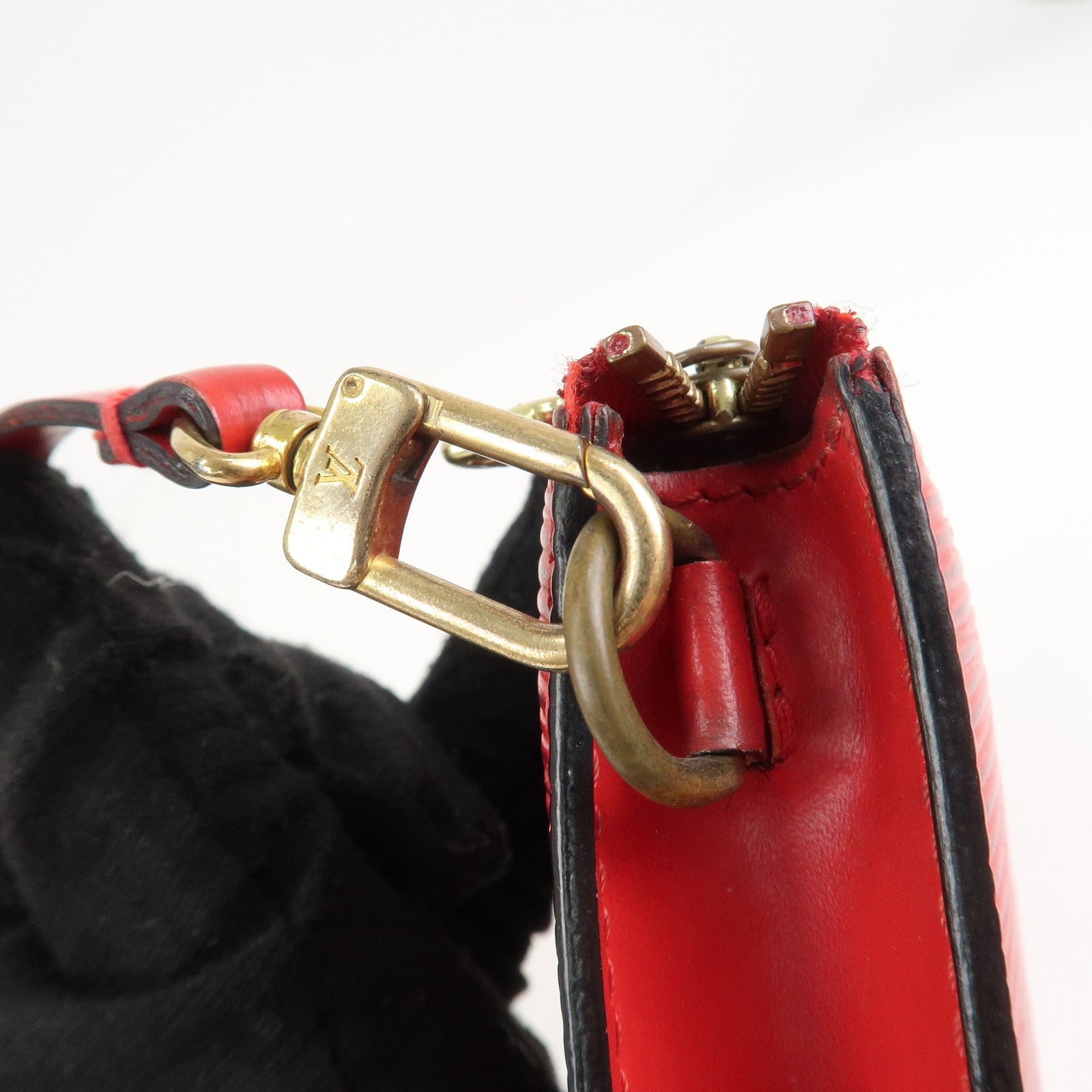 Louis Vuitton Epi Pochette Accessoires Pouch Castilian Red M52947 Used