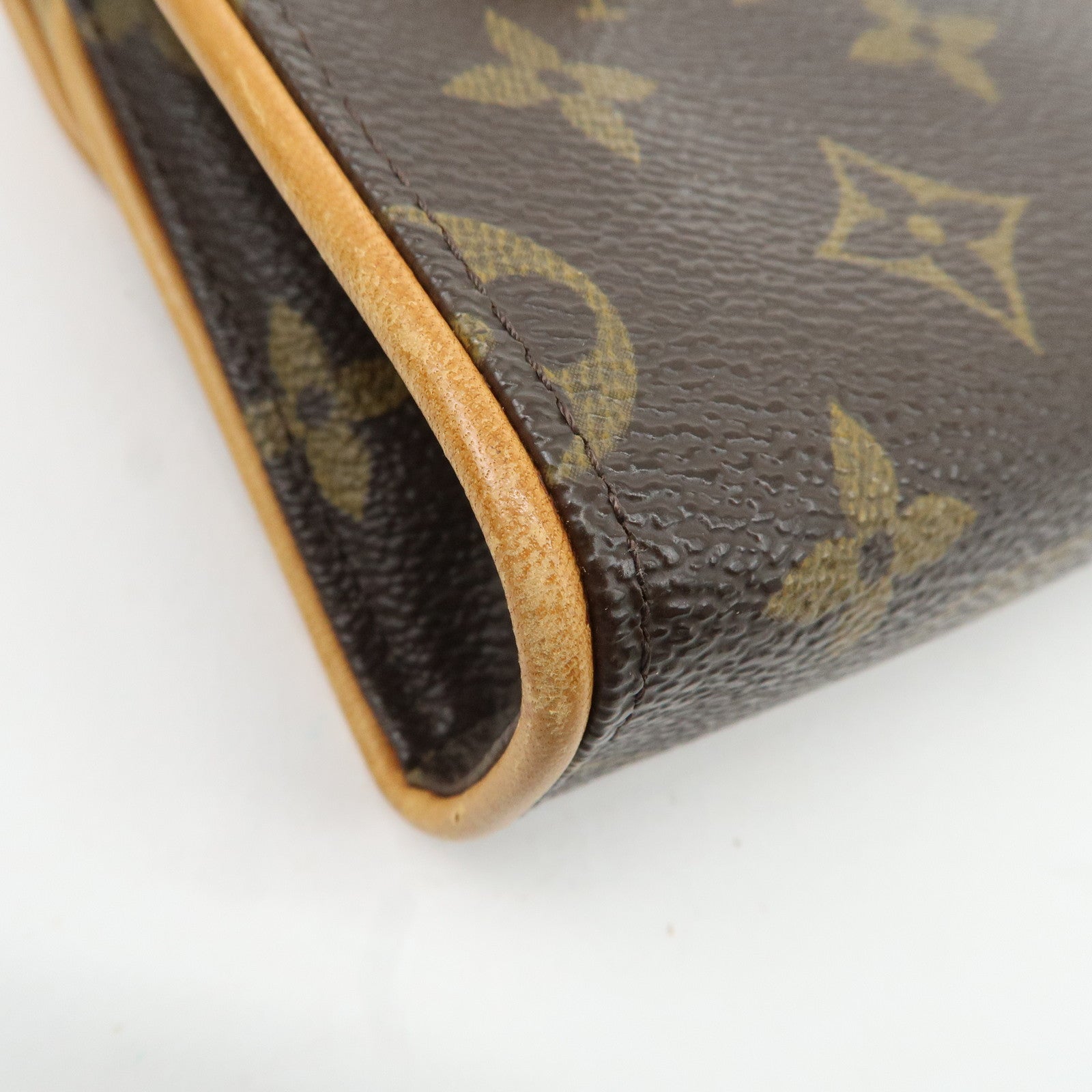 Louis Vuitton Monogram Pochette Florentine Waist Bag Belt S M51855 Used