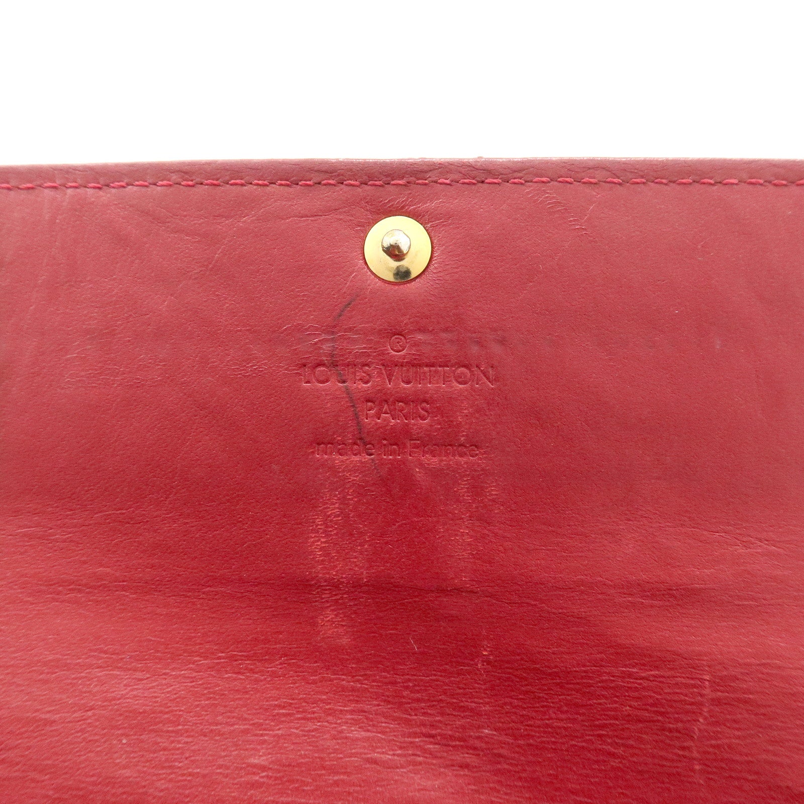 Louis Vuitton Monogram Vernis Set of 2 Portefeuille Sarah Wallet Used