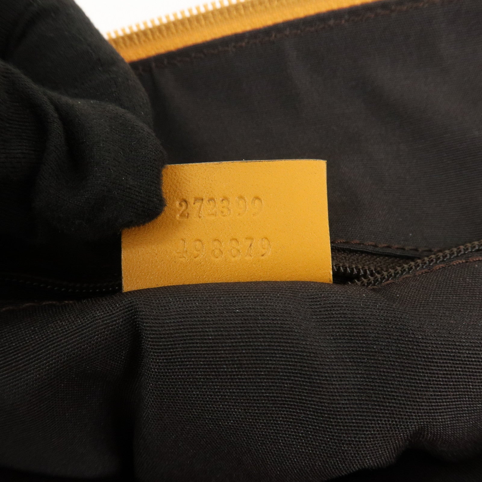 GUCCI Abbey Canvas Leather Tote Bag Shoulder Bag Flora 272399