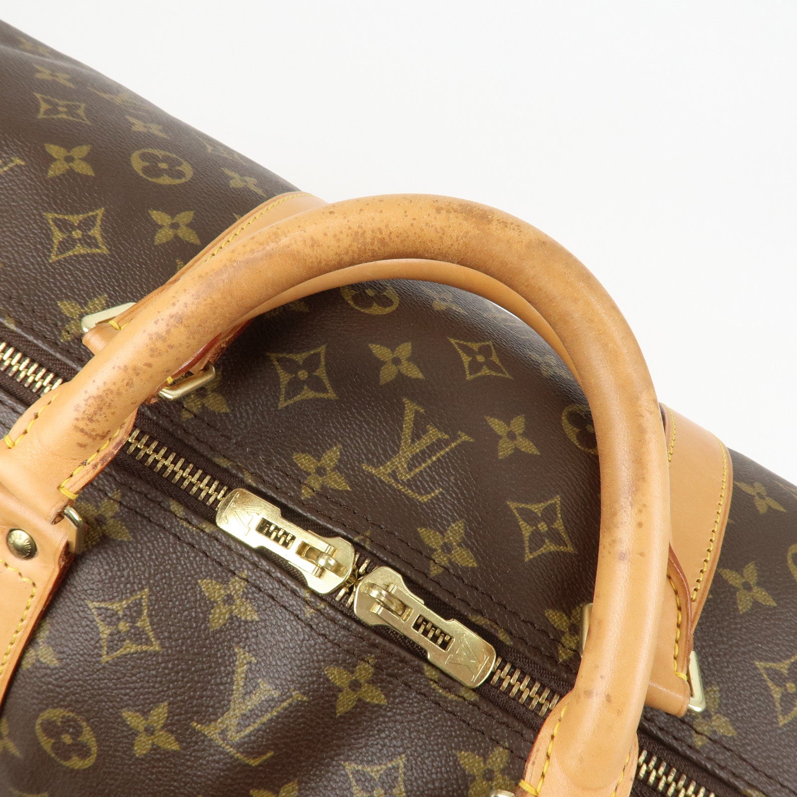 Louis Vuitton Monogram Keep All Bandouliere 60 Boston Bag M41412
