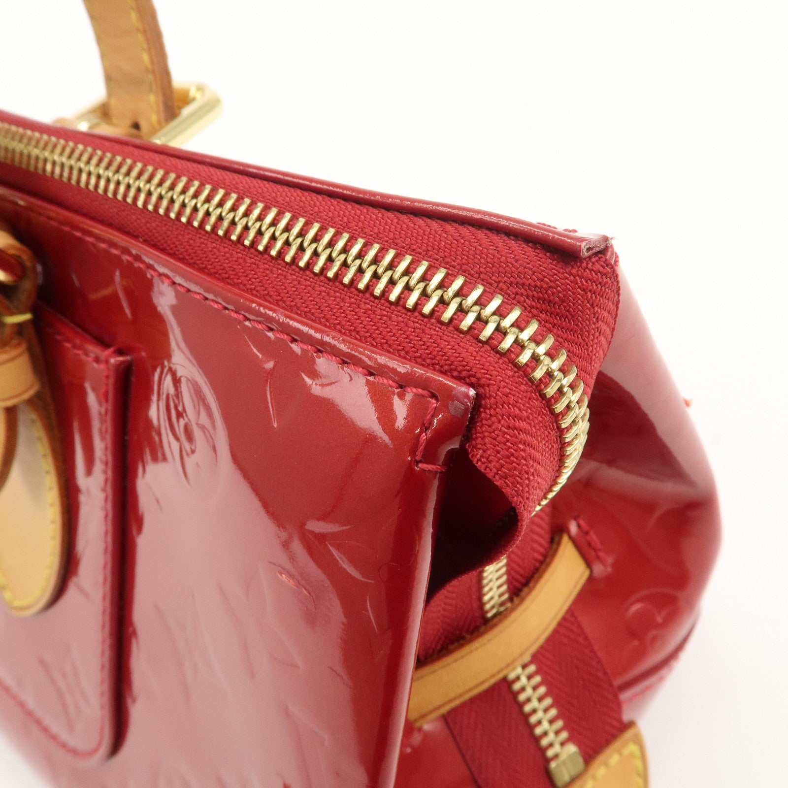 Louis Vuitton Vernis Rosewood Avenue Hand Bag Pomme D'Amour M93507