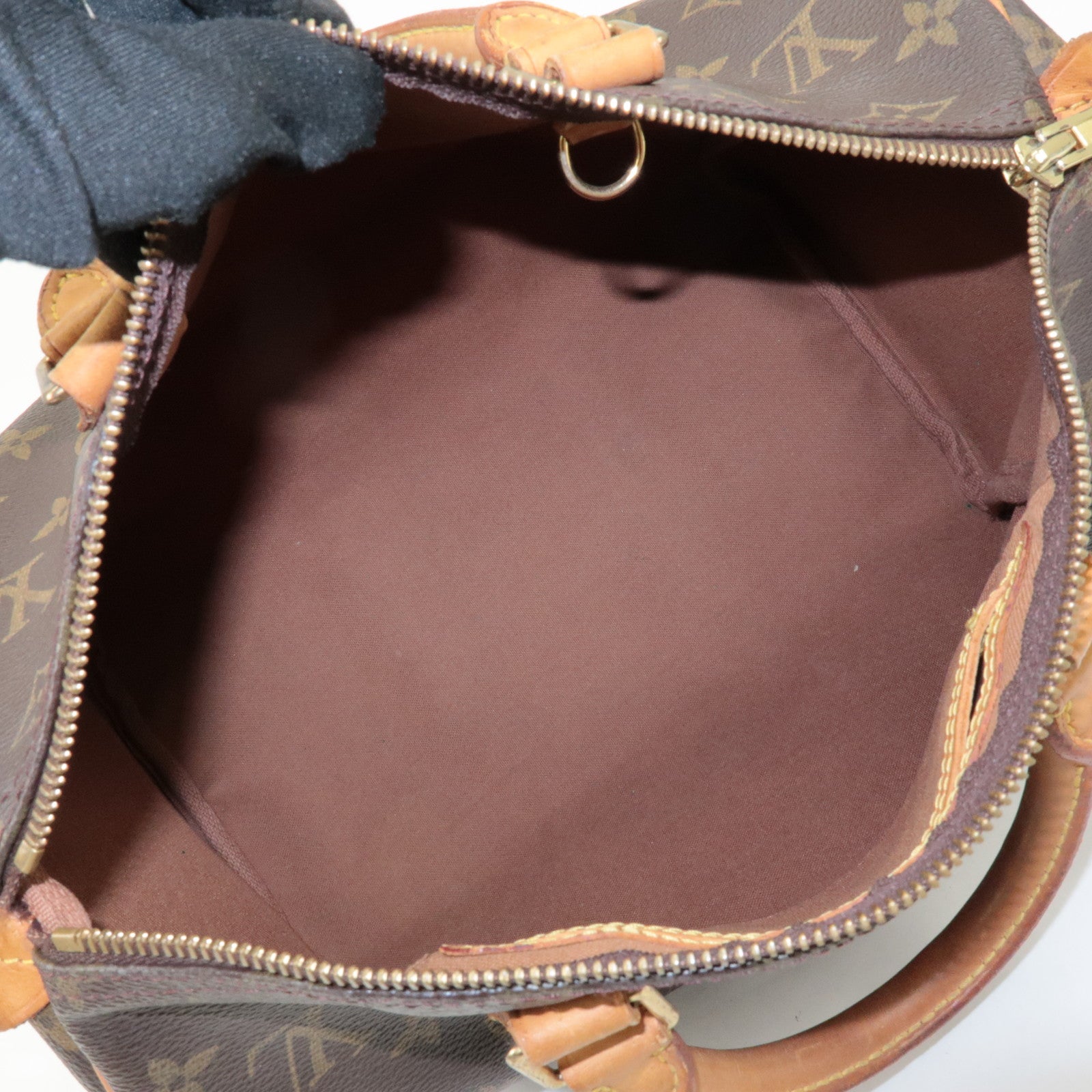 Louis Vuitton Monogram Speedy 30 Hand Bag Boston Bag M41526 Used