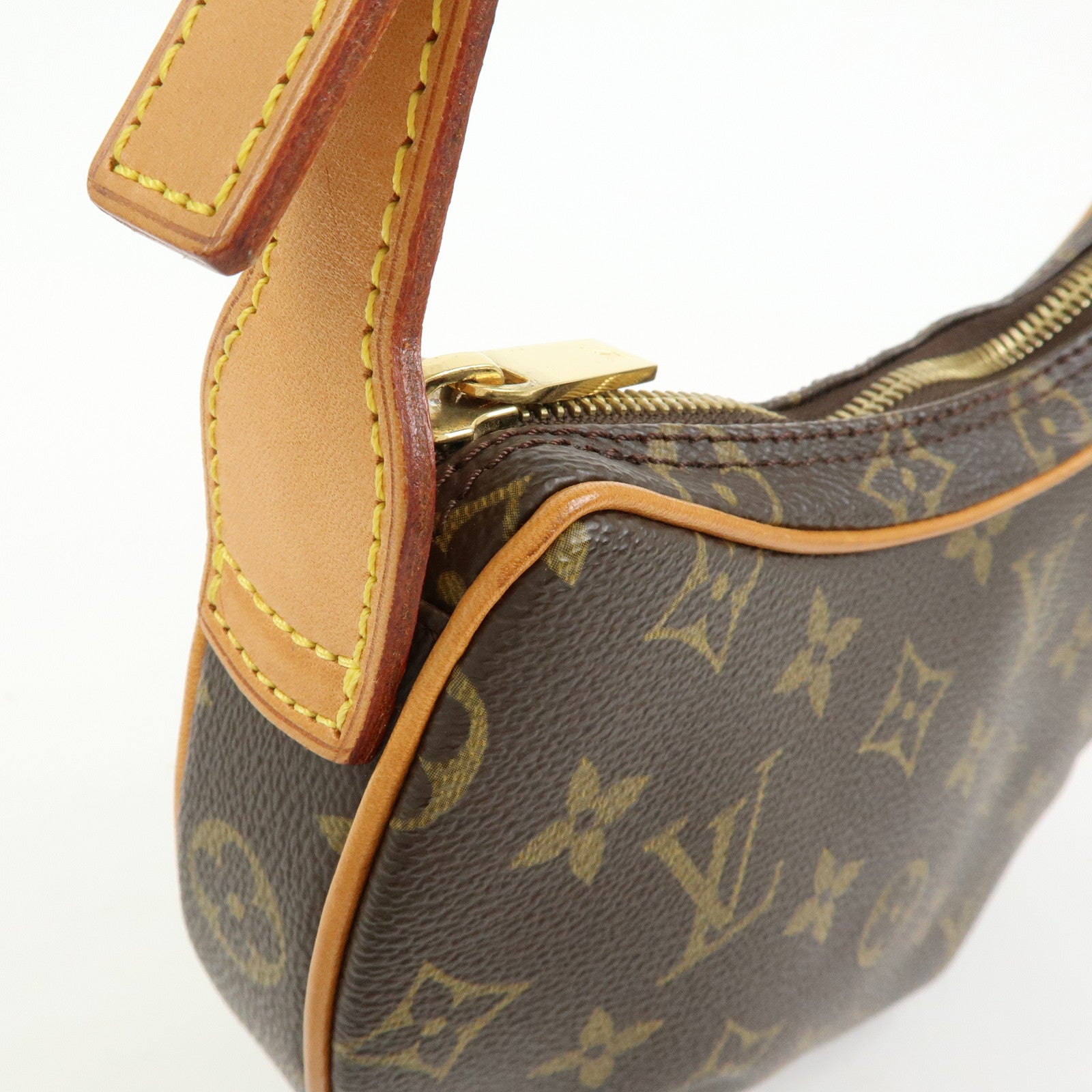 Louis Vuitton Monogram Pochette Croissant Shoulder Hand Bag M51510