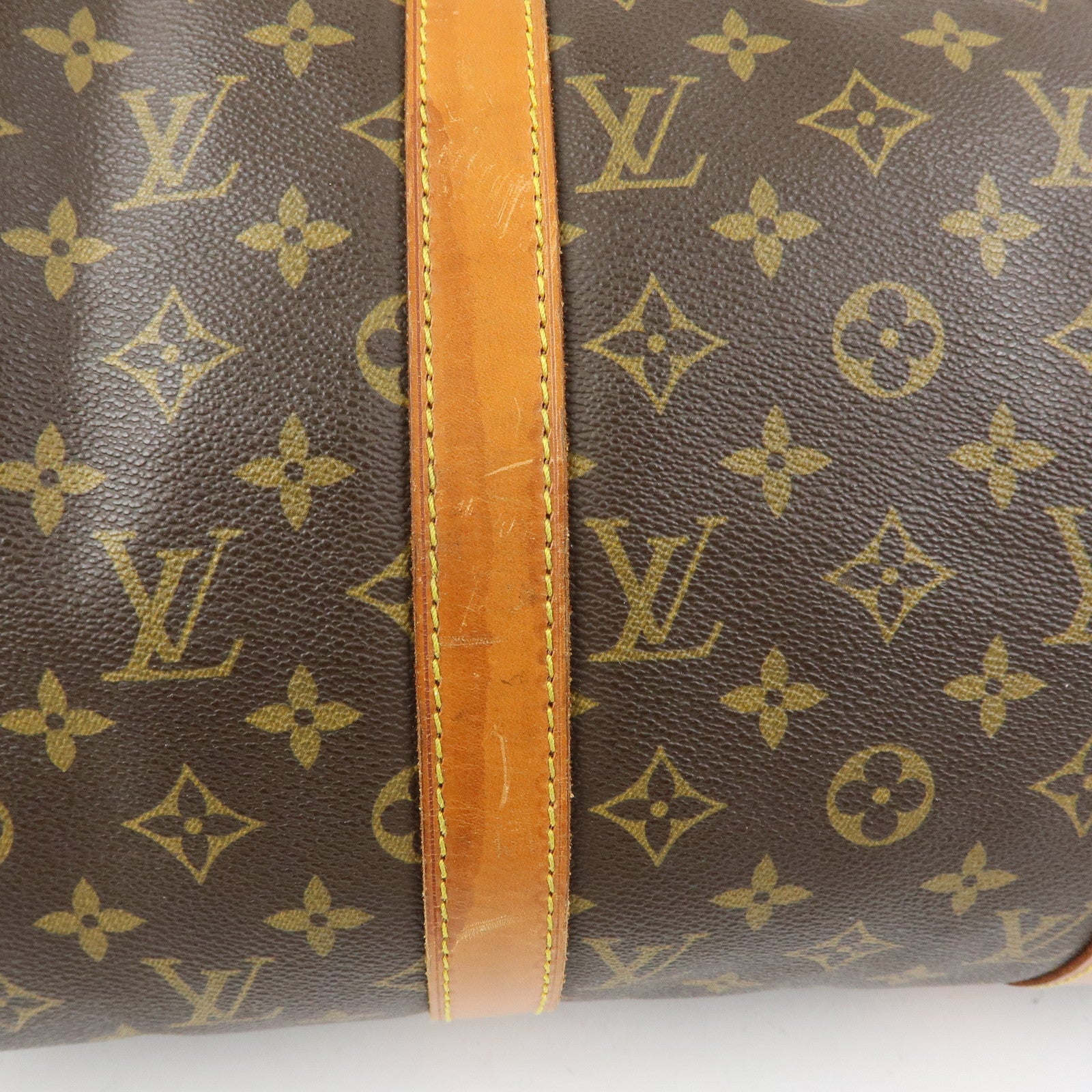 Louis Vuitton Monogram Keep All Bandouliere 50 Boston Bag M41416
