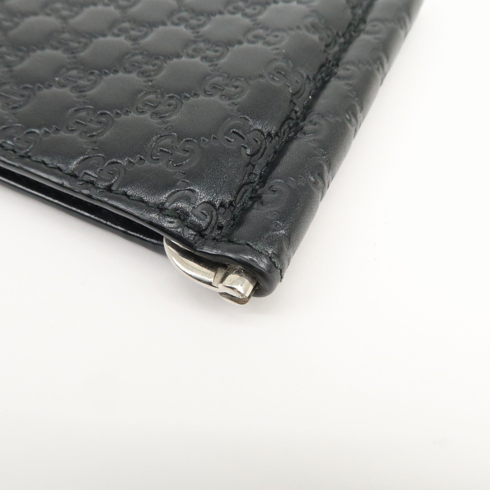 GUCCI Micro Guccissima Leather Bi-fold Wallet Card Case 544478