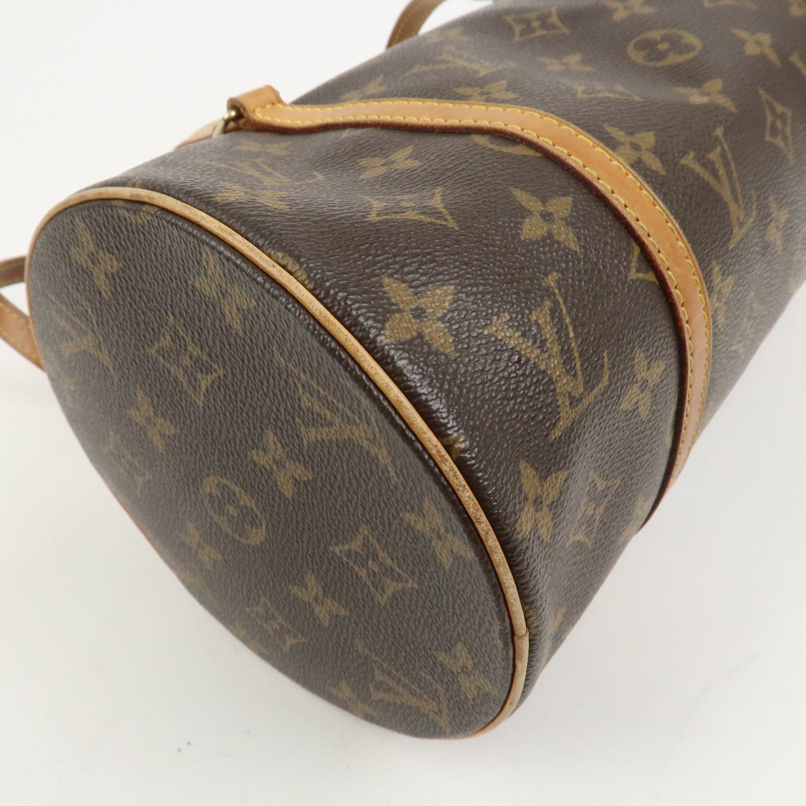 Louis Vuitton Monogram Papillon 30 Hand Bag New Style Brown M51385