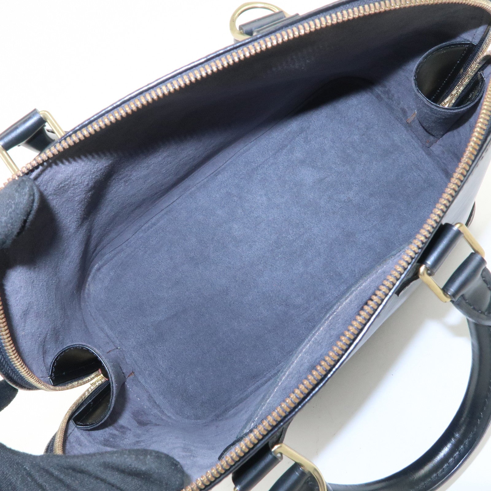 Louis Vuitton Epi leather Alma PM Hand Bag New Style Noir M40302