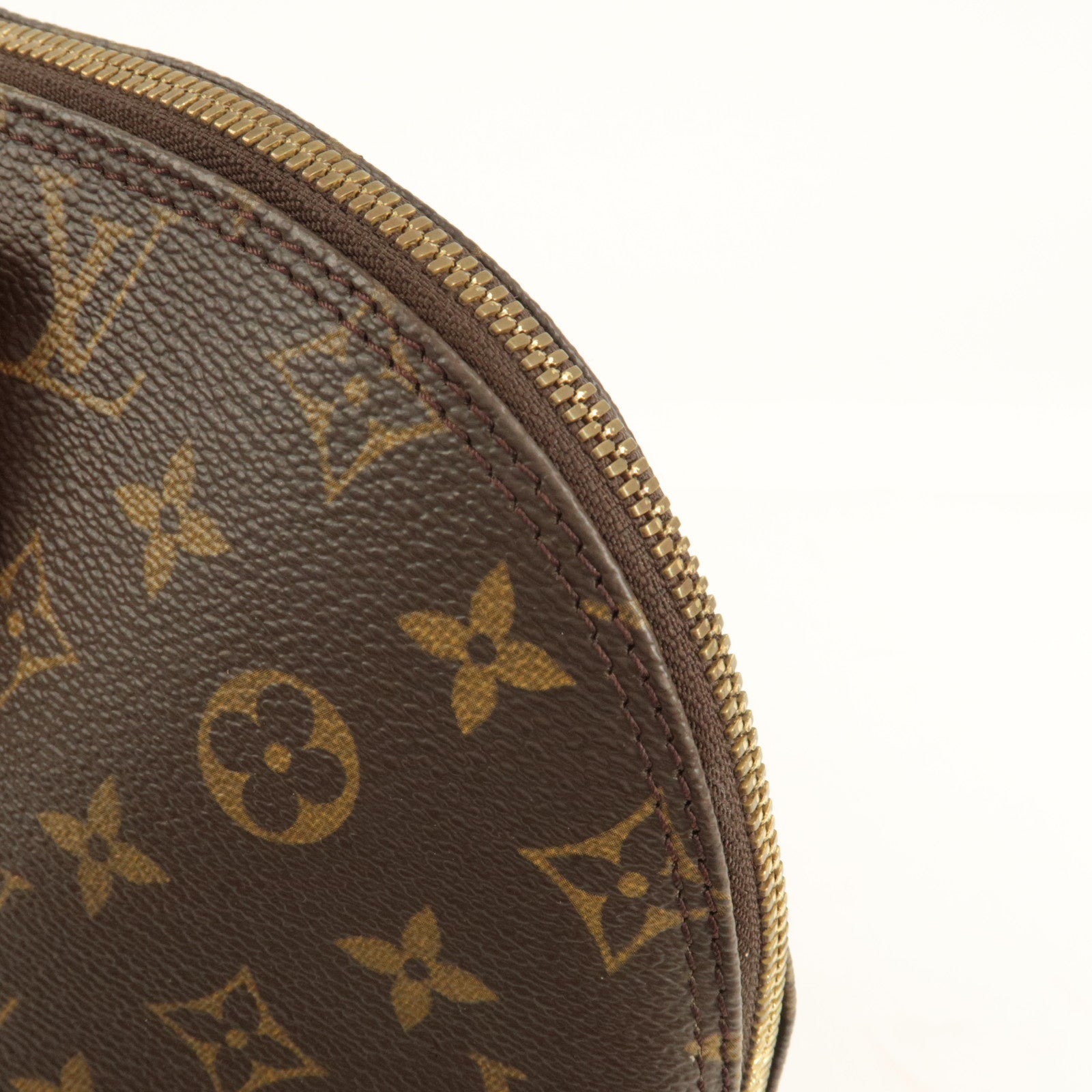 Louis Vuitton Monogram Alma Hand Bag Brown M51130 Used