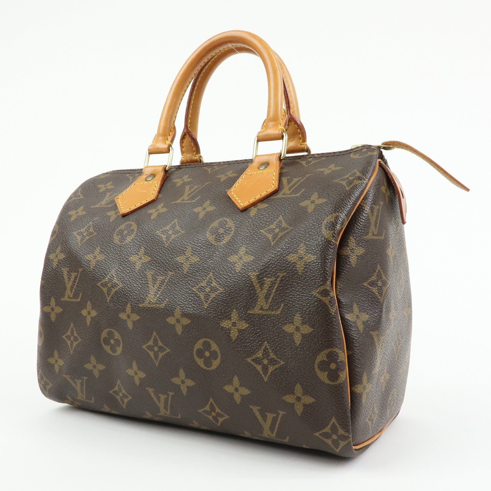Louis Vuitton Monogram Speedy 25 Boston Bag Hand Bag Brown M41528