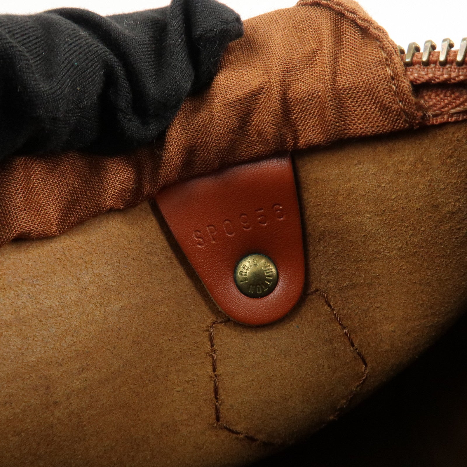 Louis Vuitton Epi Speedy 25 Hand Boston Bag Kenya Brown M43013 Used