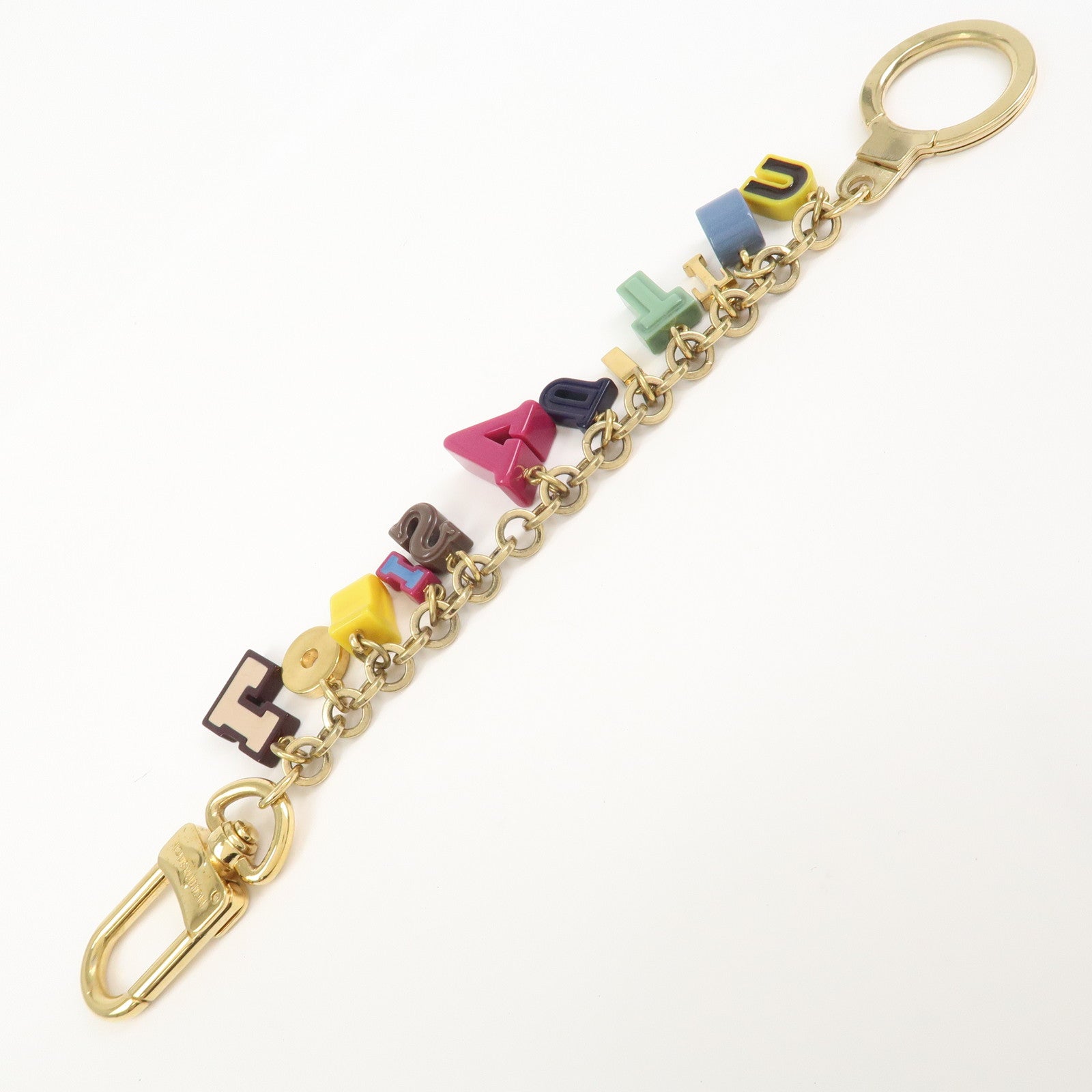 Louis Vuitton Porte Cles Chaine Playtime Metal Key Chain M66202