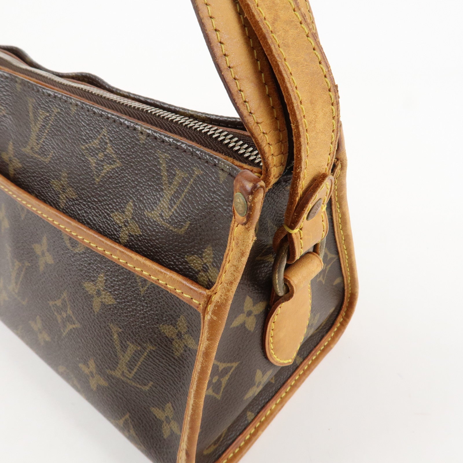 Louis Vuitton Monogram Popincourt Long Shoulder Bag Brown M40008 Used